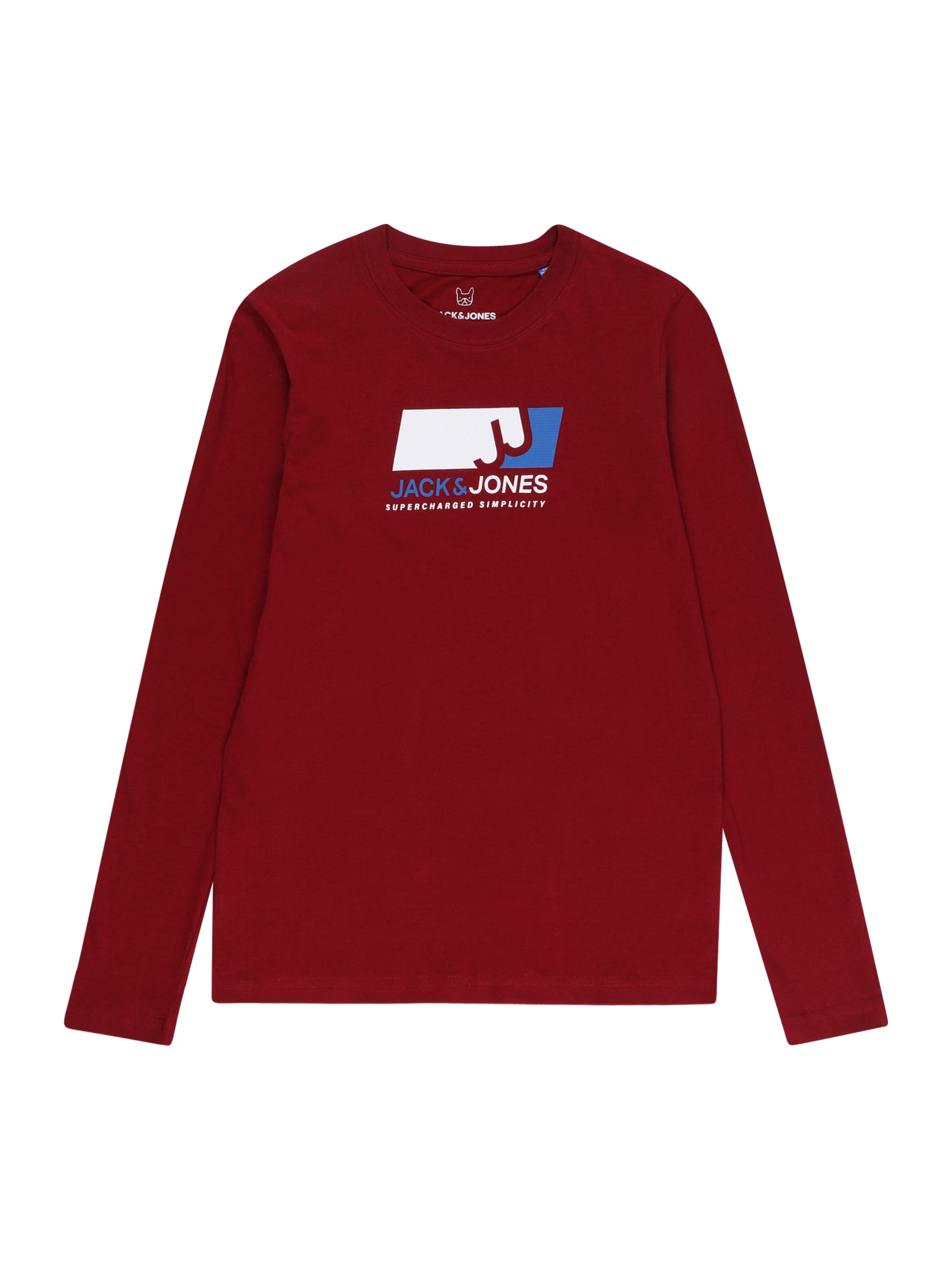 Jack & Jones Junior Majica  dimno modra / bordo / bela