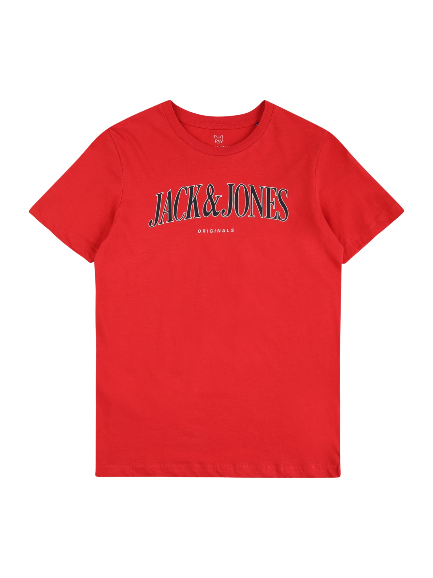 Jack & Jones Junior Majica  mornarska / temno rdeča / bela