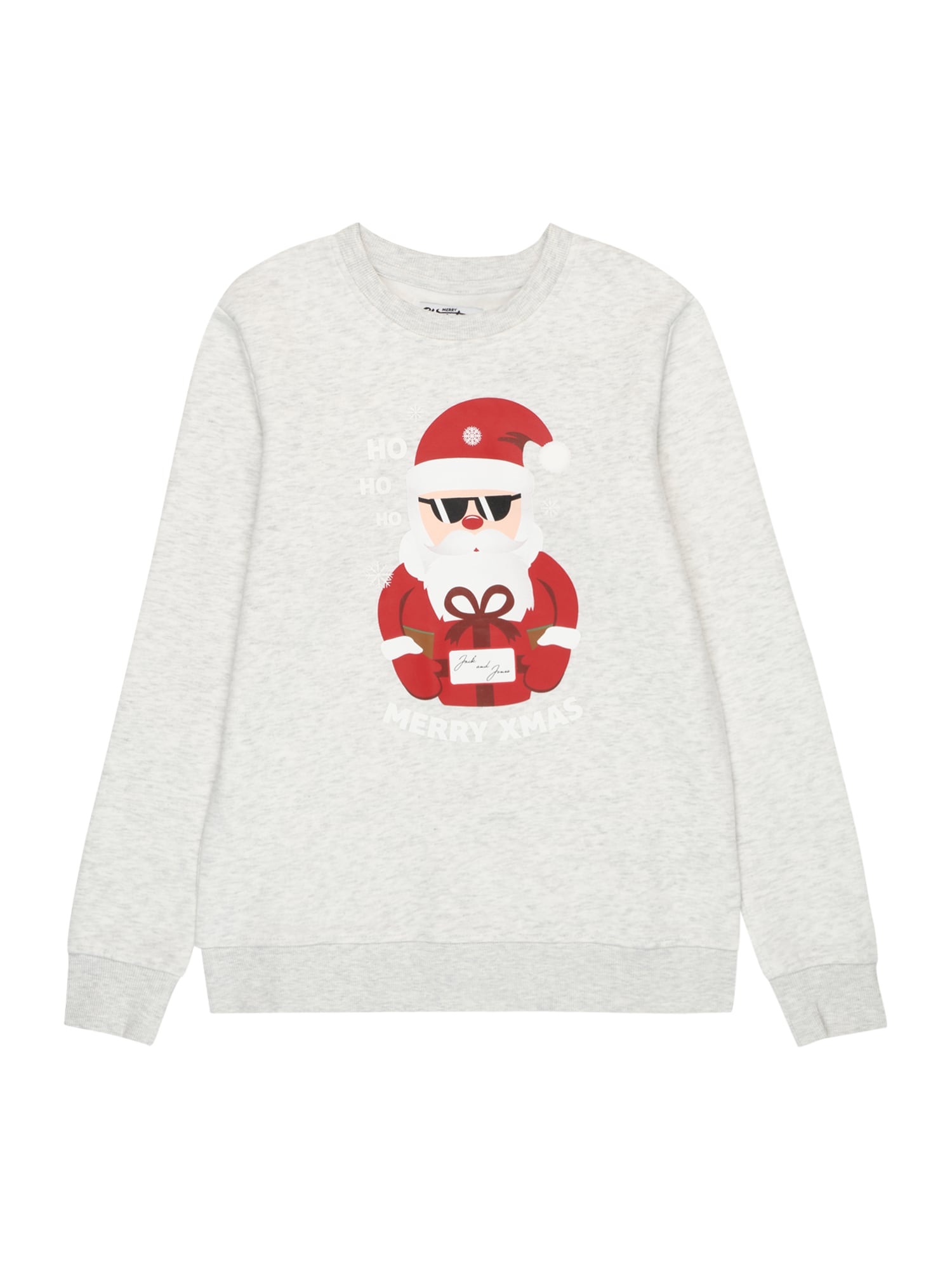 Jack & Jones Junior Majica  rdeča / črna / pegasto bela