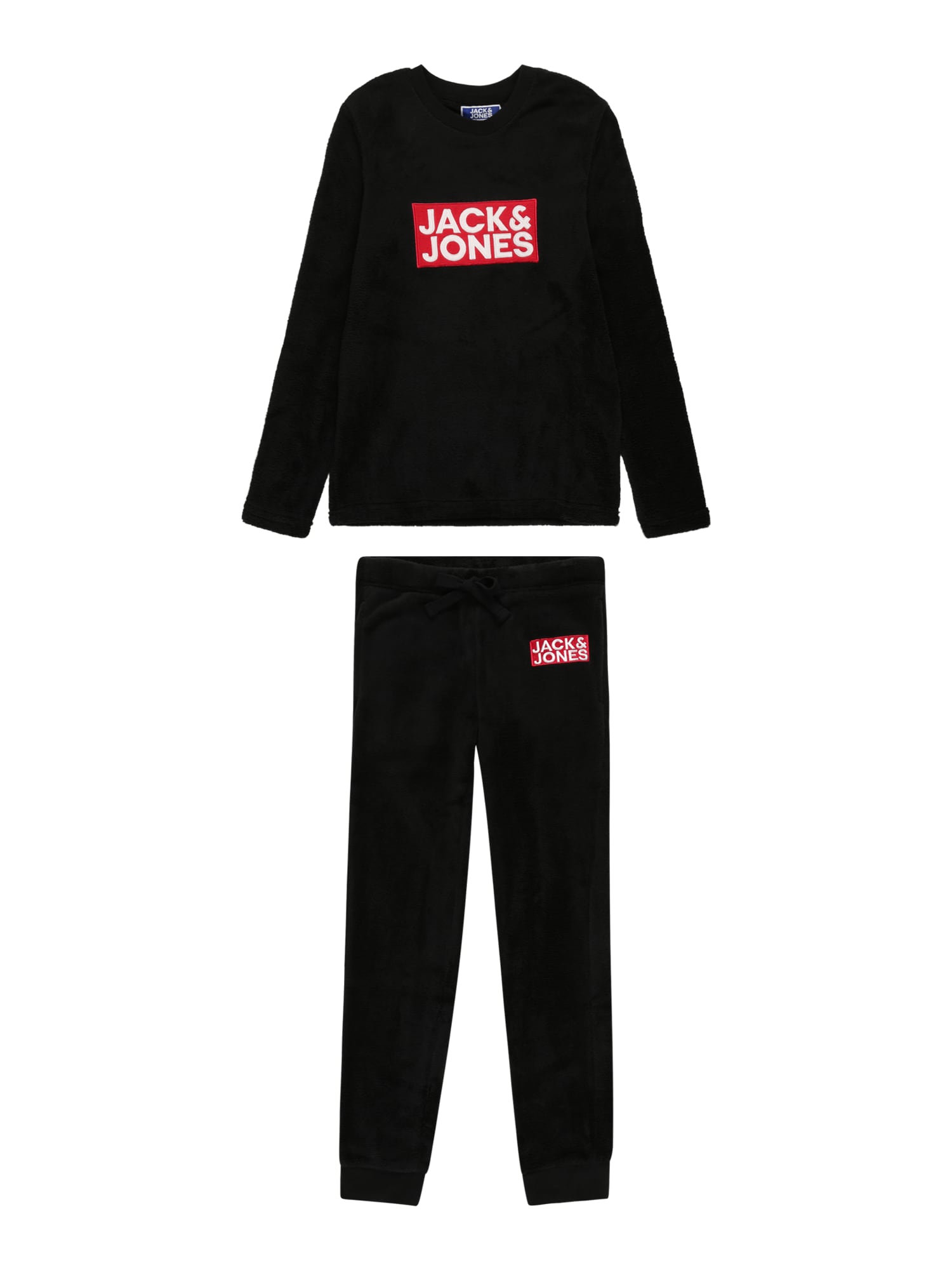 Jack & Jones Junior Trenirka za tek  rdeča / črna / bela