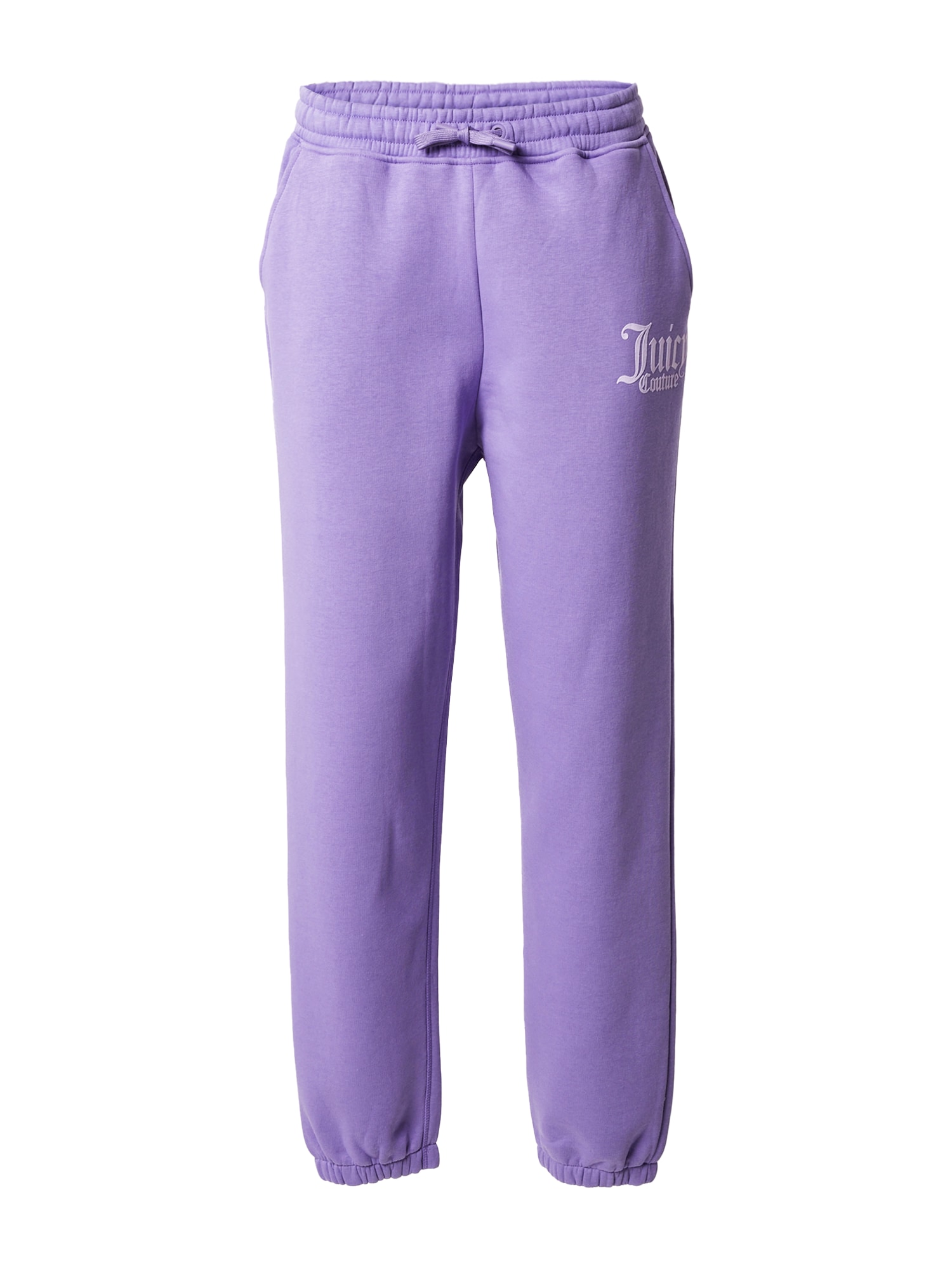 Juicy Couture Sport Športne hlače  svetlo lila / bela