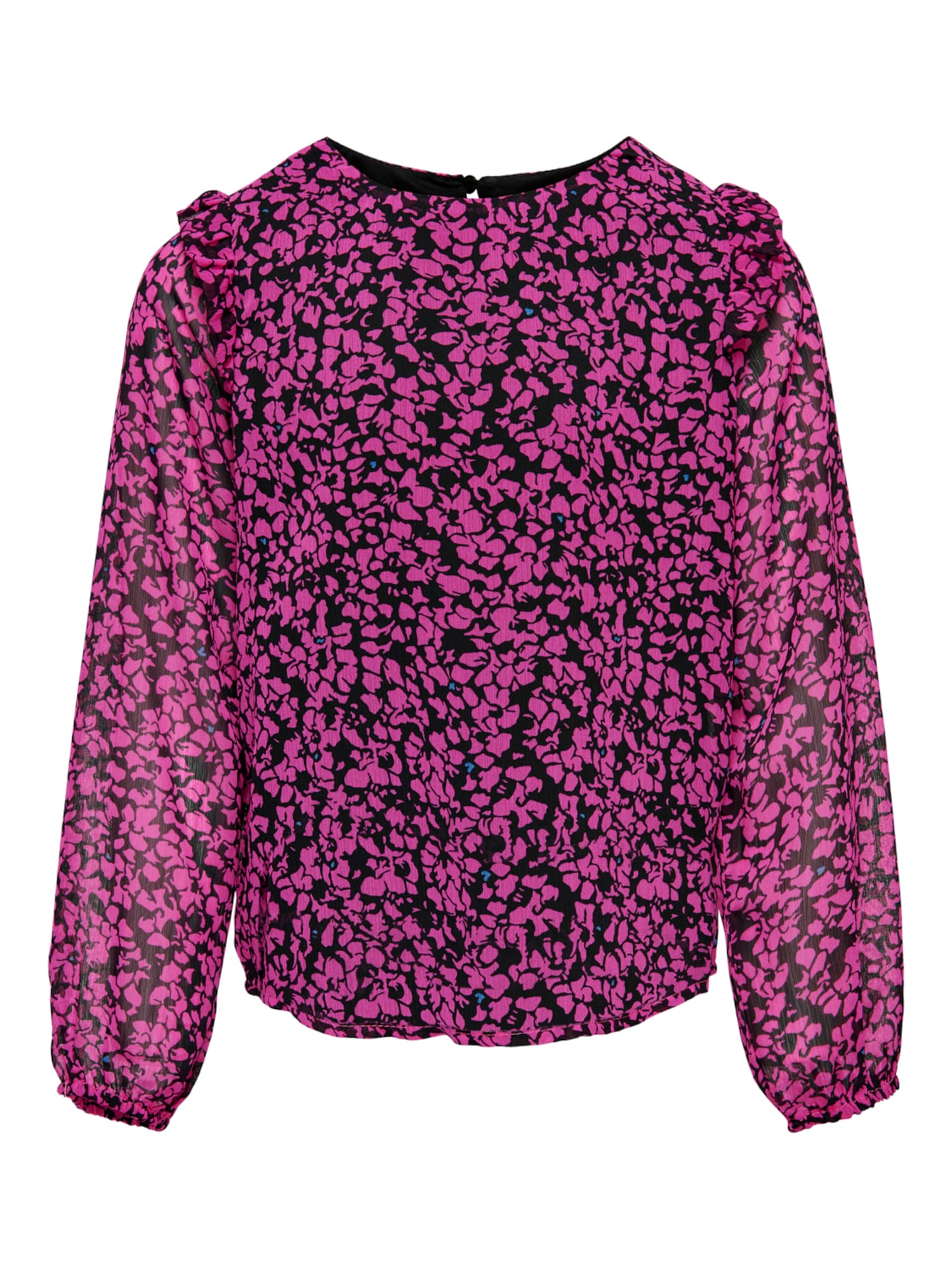 KIDS ONLY Bluza 'Isabella'  modra / magenta / črna