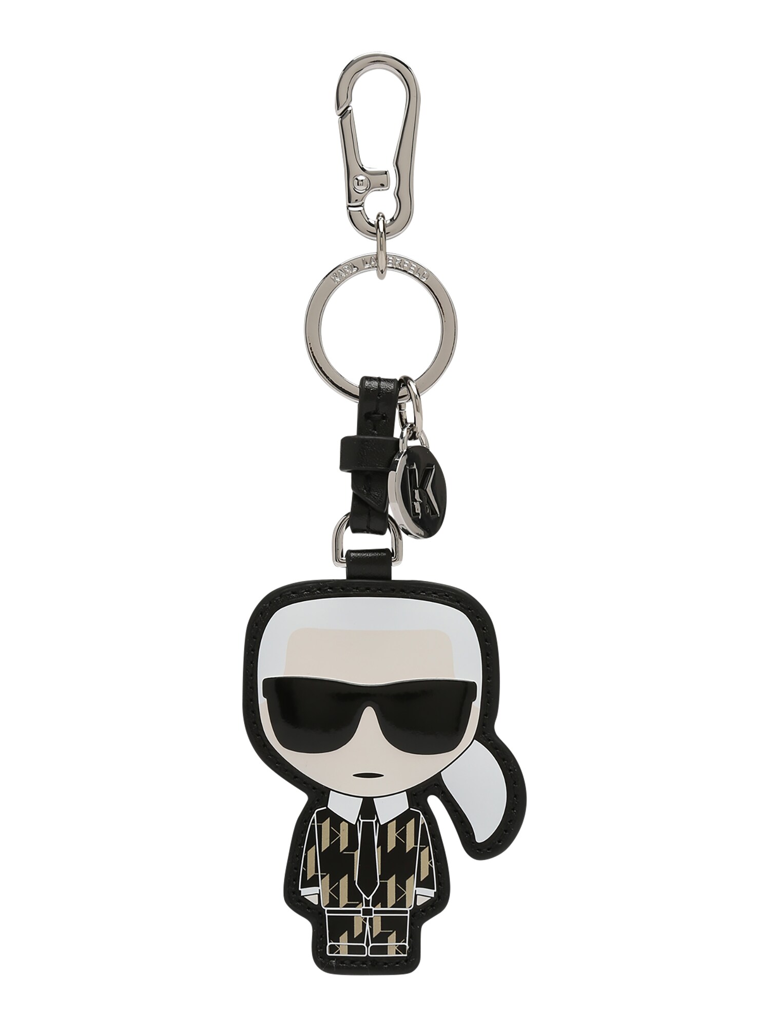 Karl Lagerfeld Obesek za ključe  črna / bela
