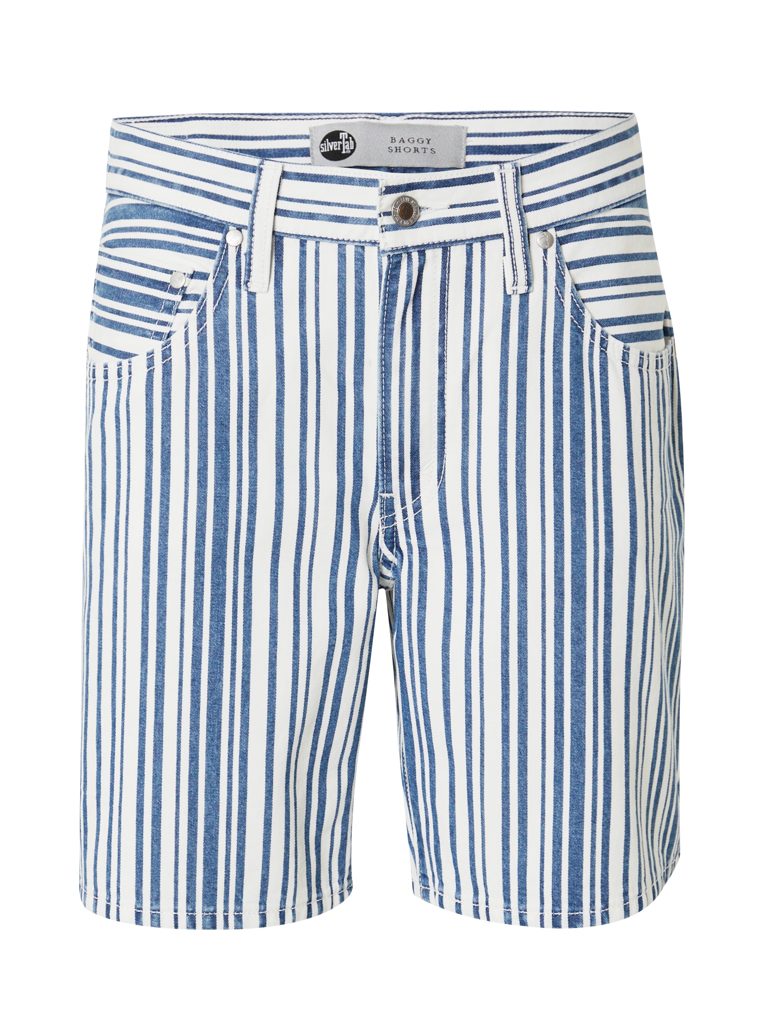 LEVI'S Hlače  moder denim / bela