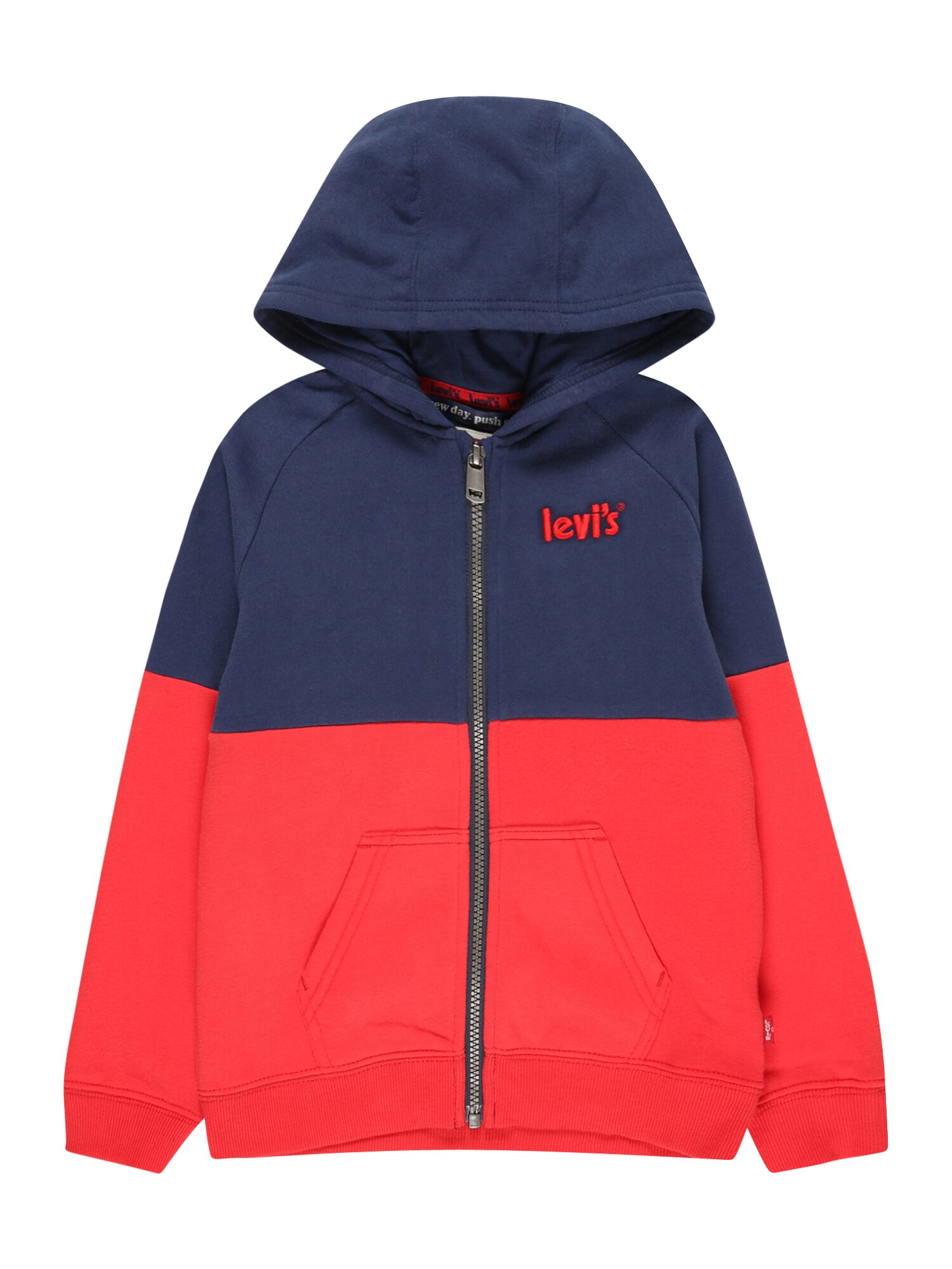 LEVI'S Jopa na zadrgo 'VARSITY'  mornarska / svetlo rdeča