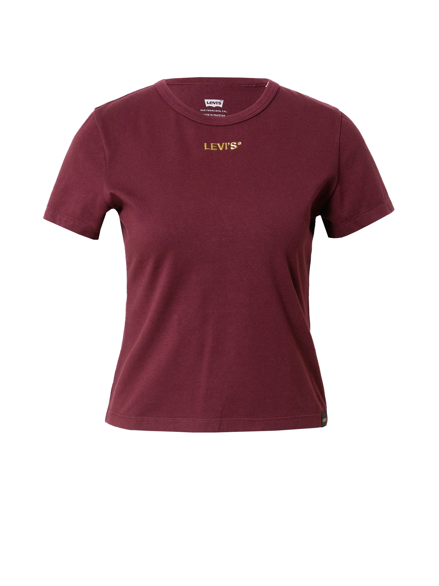 LEVI'S Majica 'RICKIE'  zlata / bordo