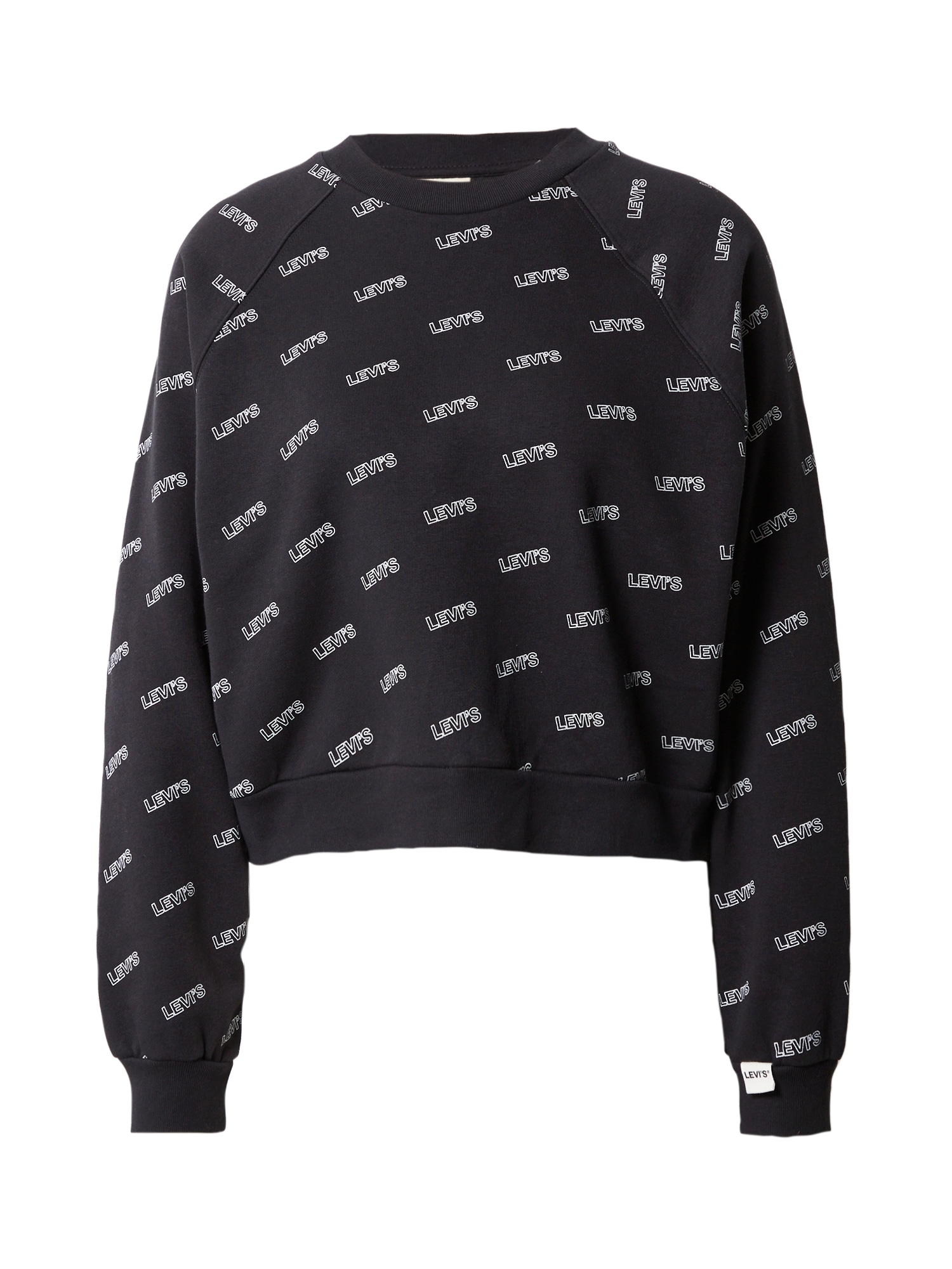 LEVI'S Majica  črna / bela