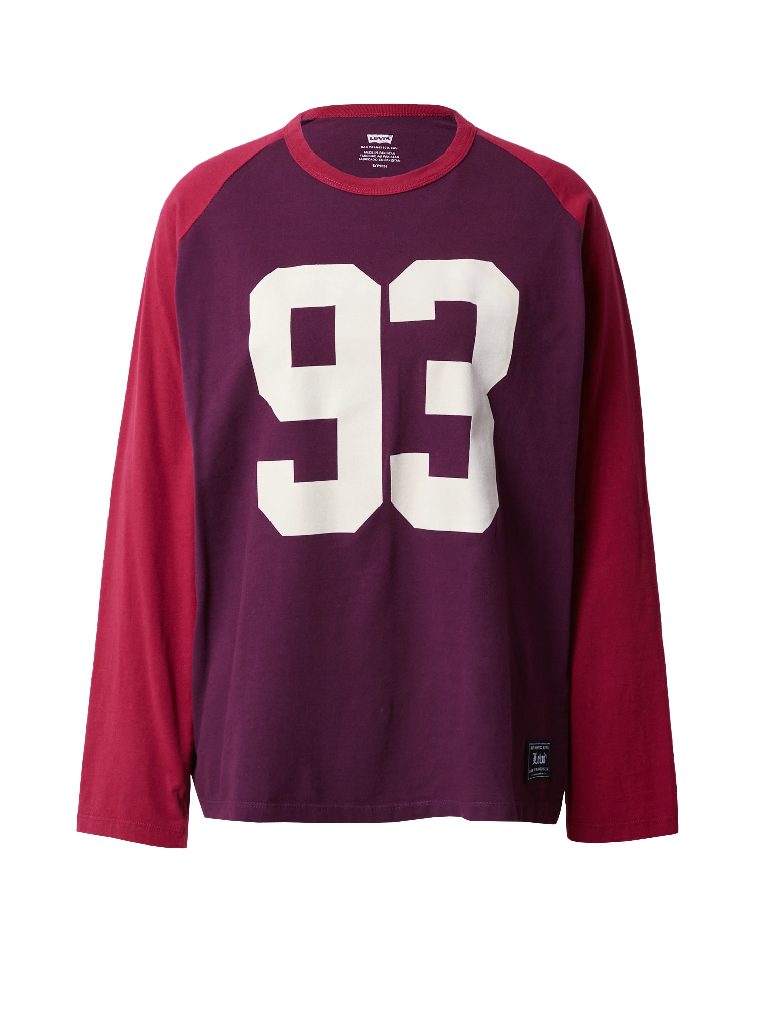 LEVI'S Majica  robida / burgund / jajčna lupina