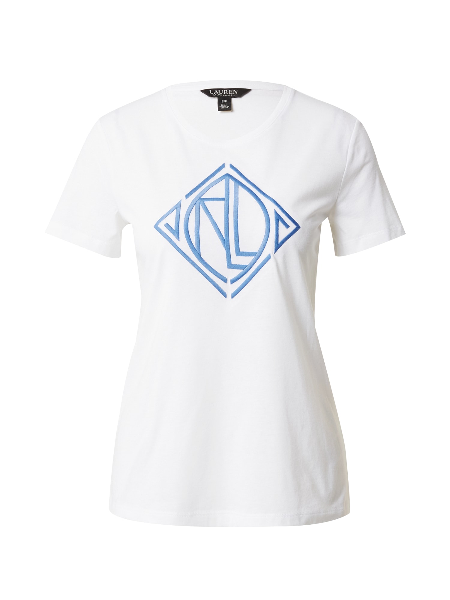 Lauren Ralph Lauren Majica 'KATLIN'  dimno modra / bela