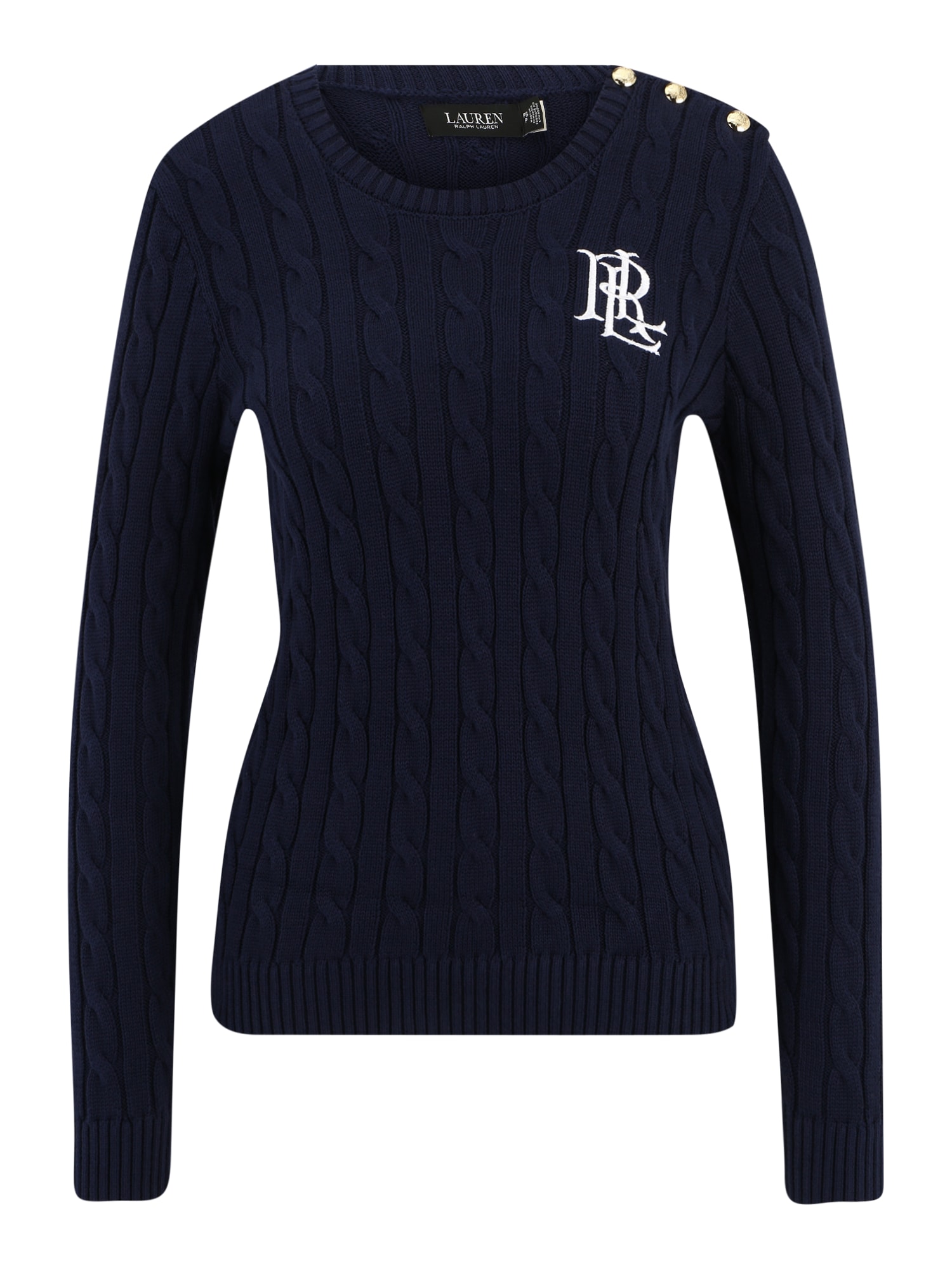 Lauren Ralph Lauren Petite Pulover 'MONTIVA'  mornarska / bela