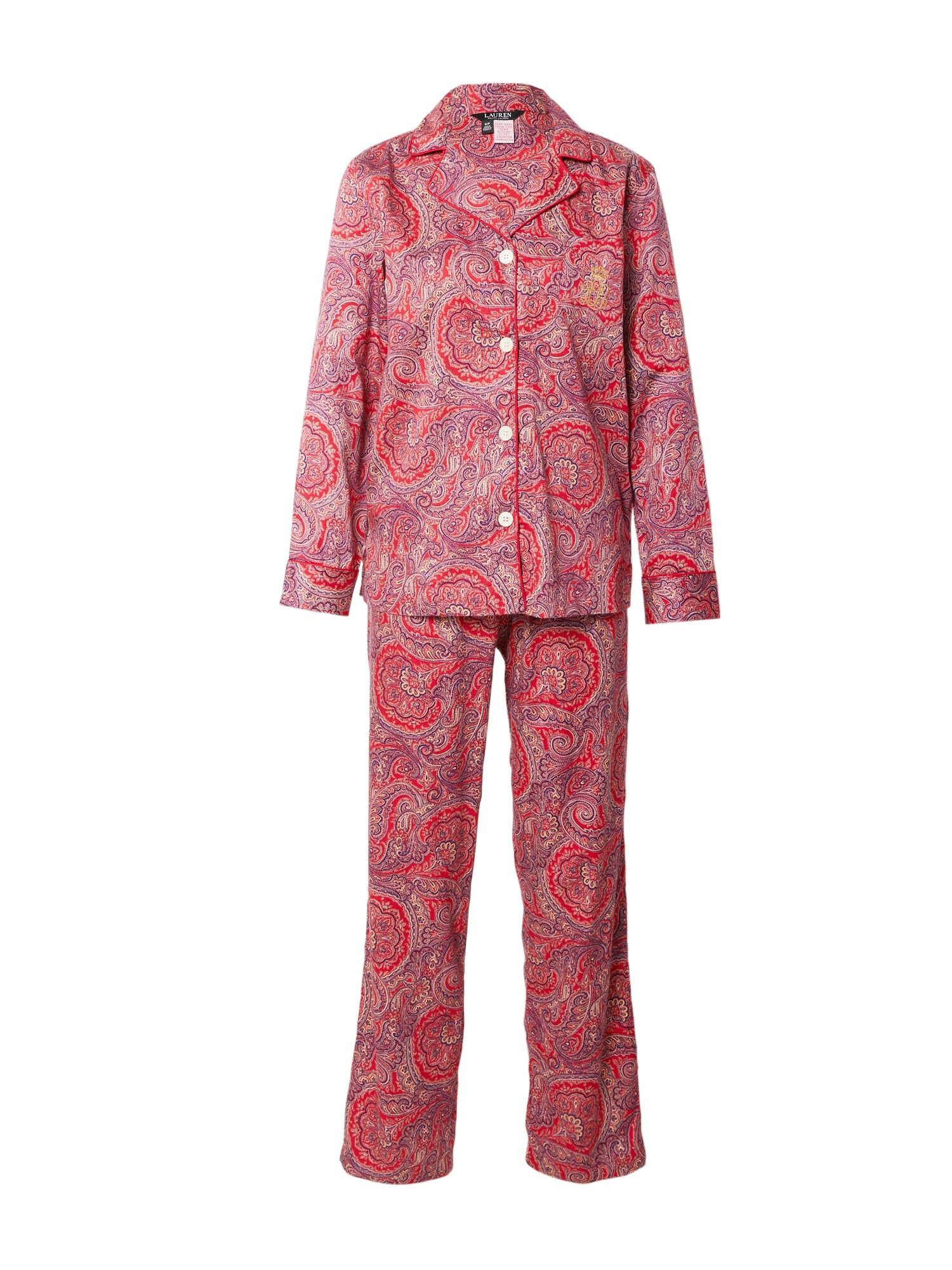 Lauren Ralph Lauren Pižama  mešane barve / malina