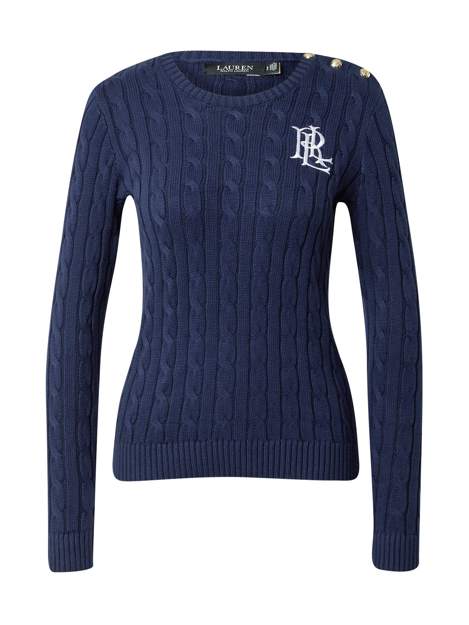 Lauren Ralph Lauren Pulover 'MONTIVA'  marine / bela