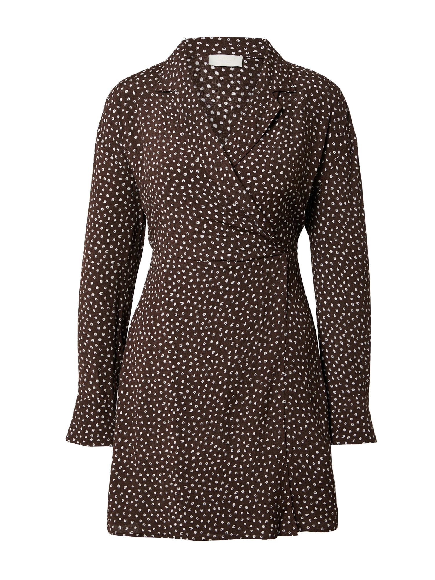 LeGer by Lena Gercke Dolga srajca 'Rosalie'  temno rjava / bela