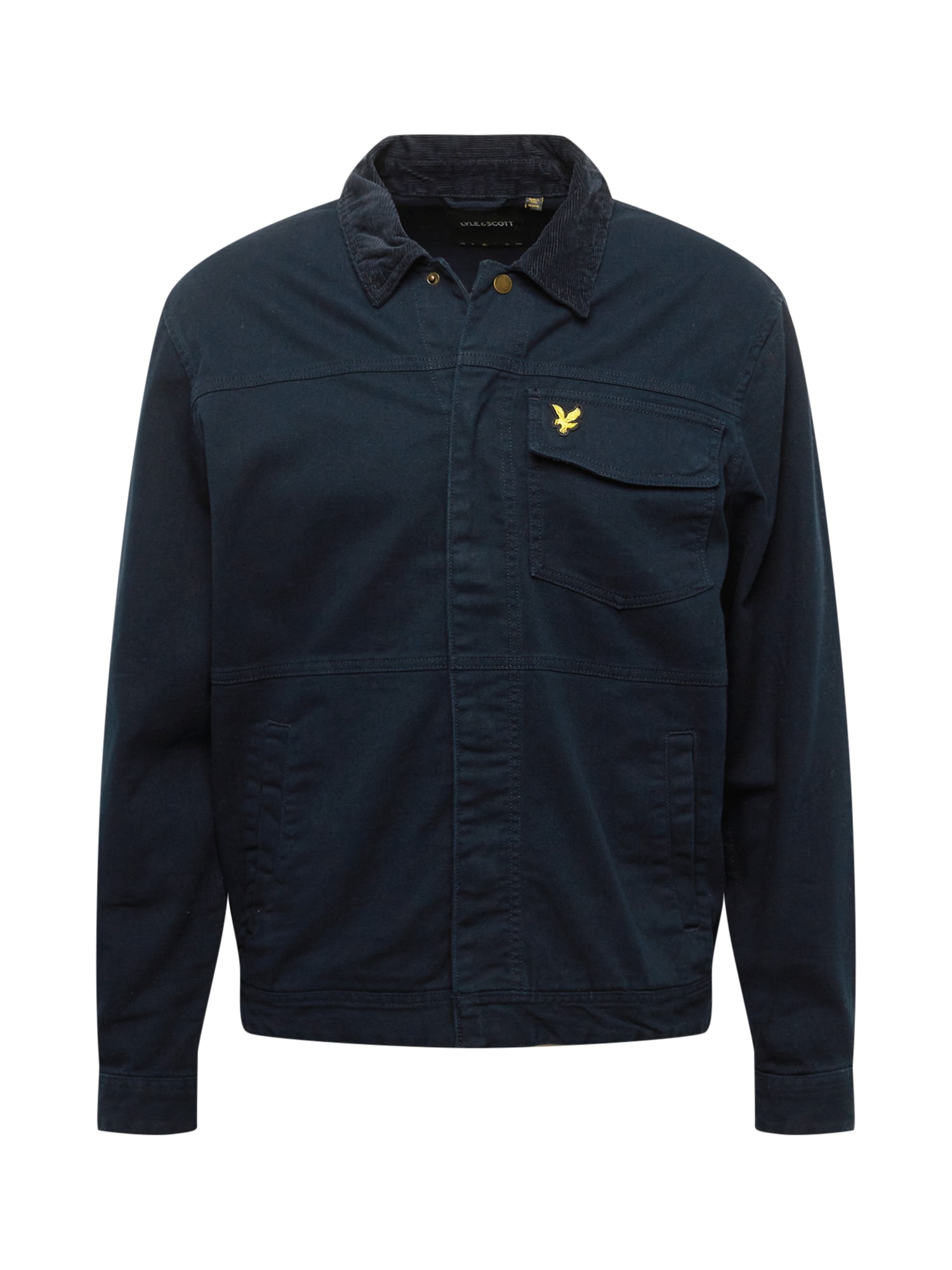 Lyle & Scott Prehodna jakna  mornarska / rumena