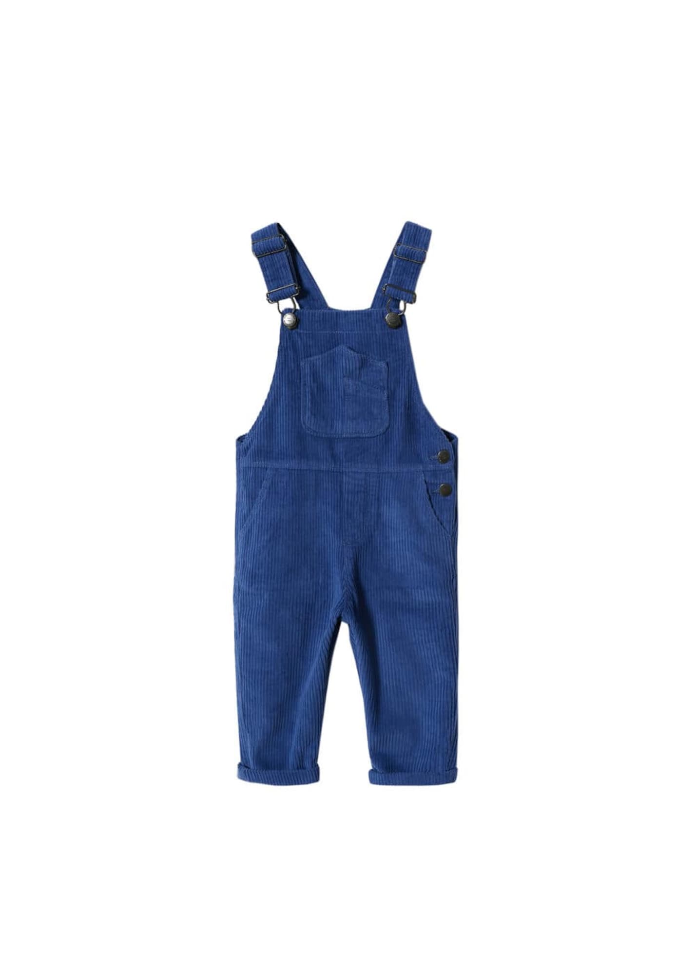 MANGO KIDS Hlače z naramnicami 'Mario'  temno modra