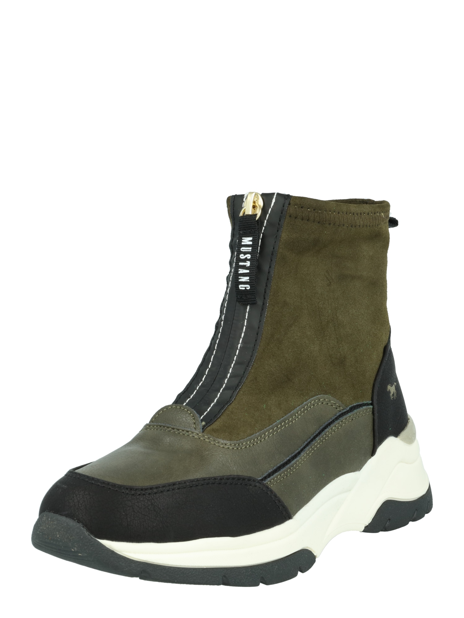 MUSTANG Gležnarji  kaki / oliva / črna / bela