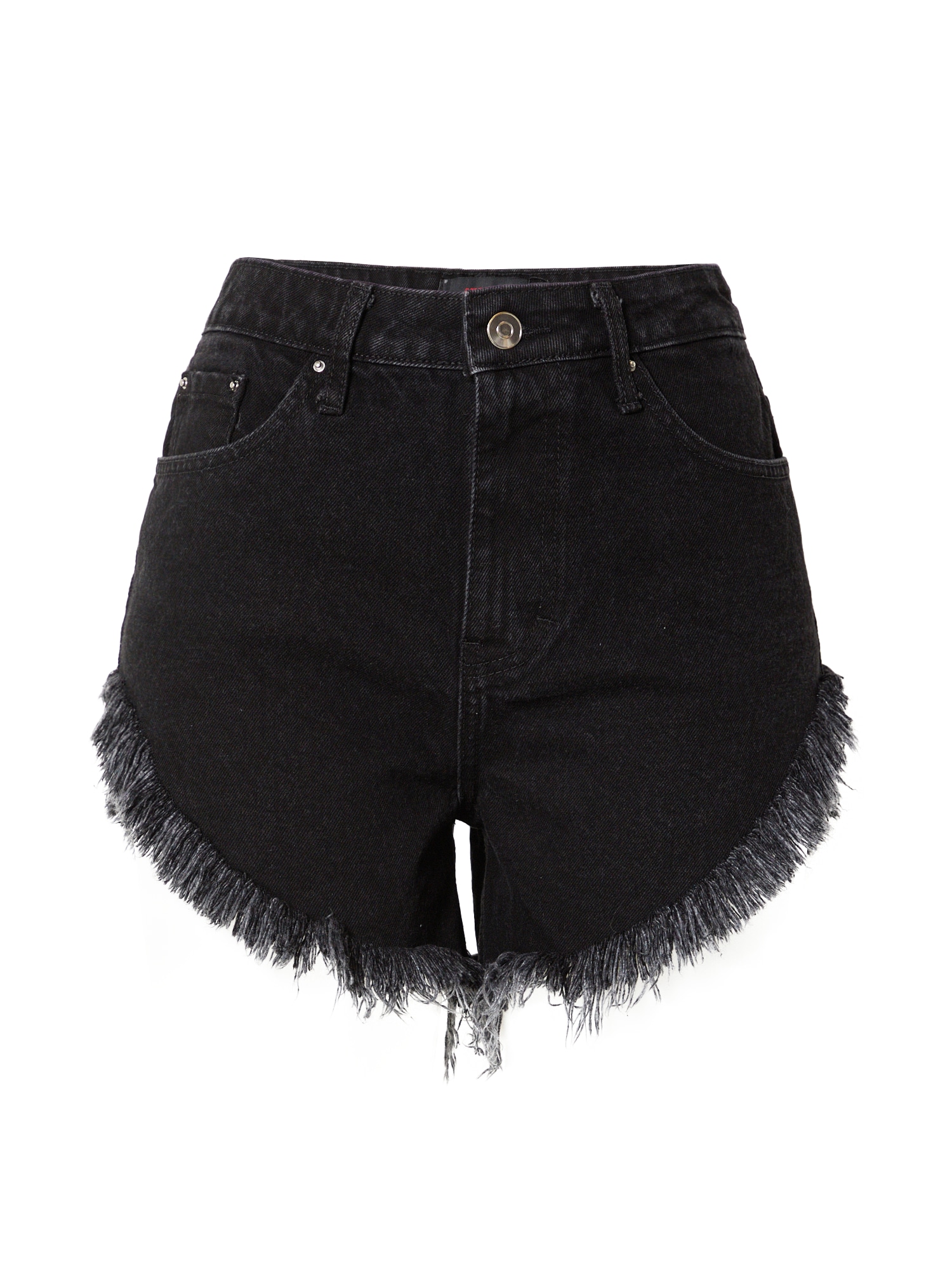 Misspap Kavbojke  črn denim
