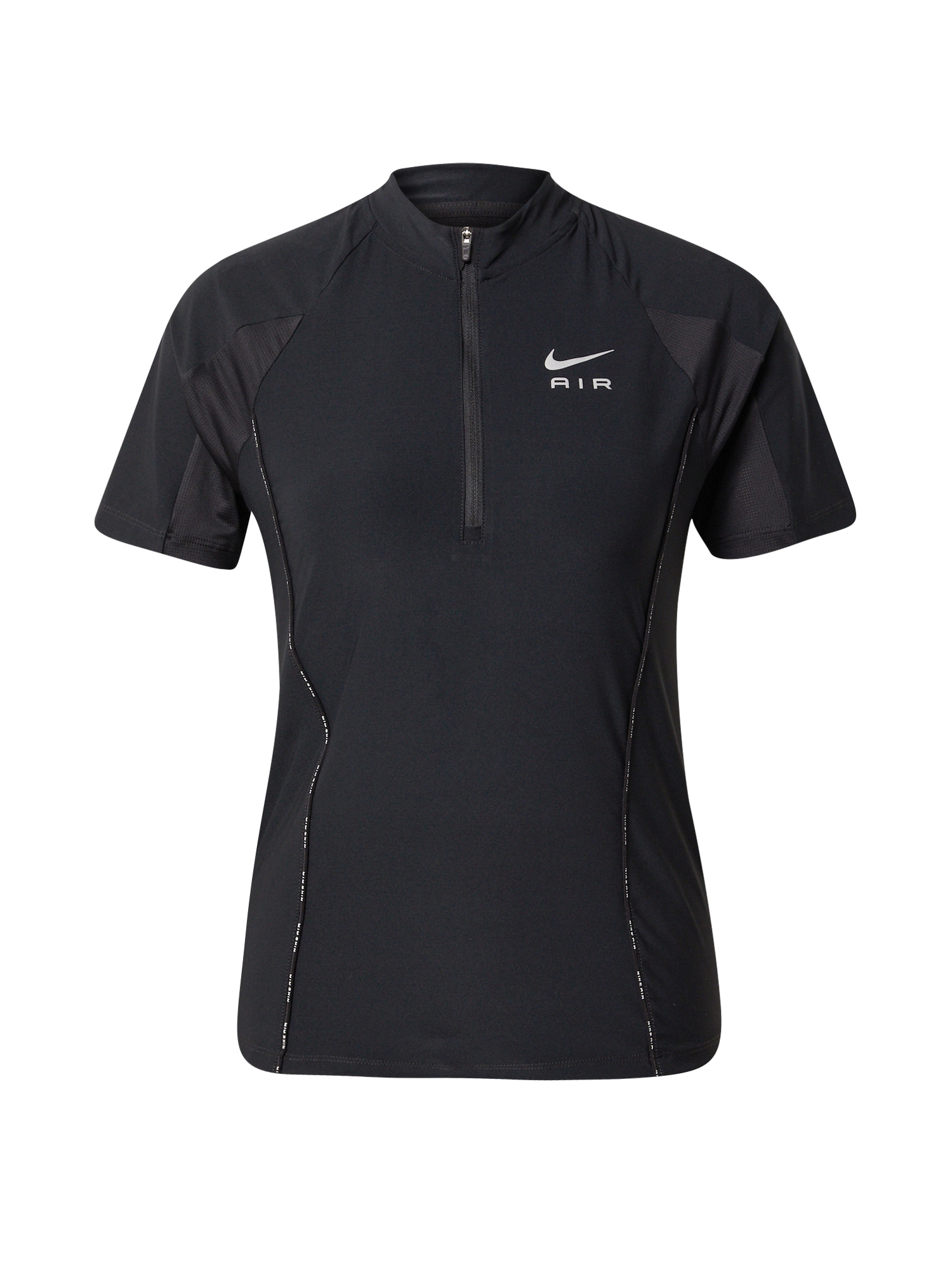 NIKE Funkcionalna majica  siva / črna