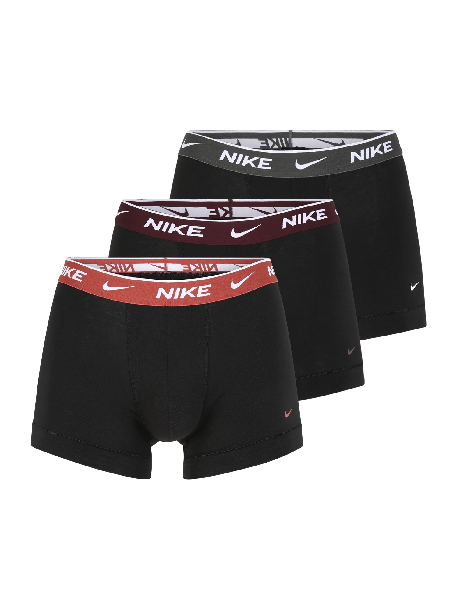 NIKE Športne spodnjice  siva / jastog / bordo / črna