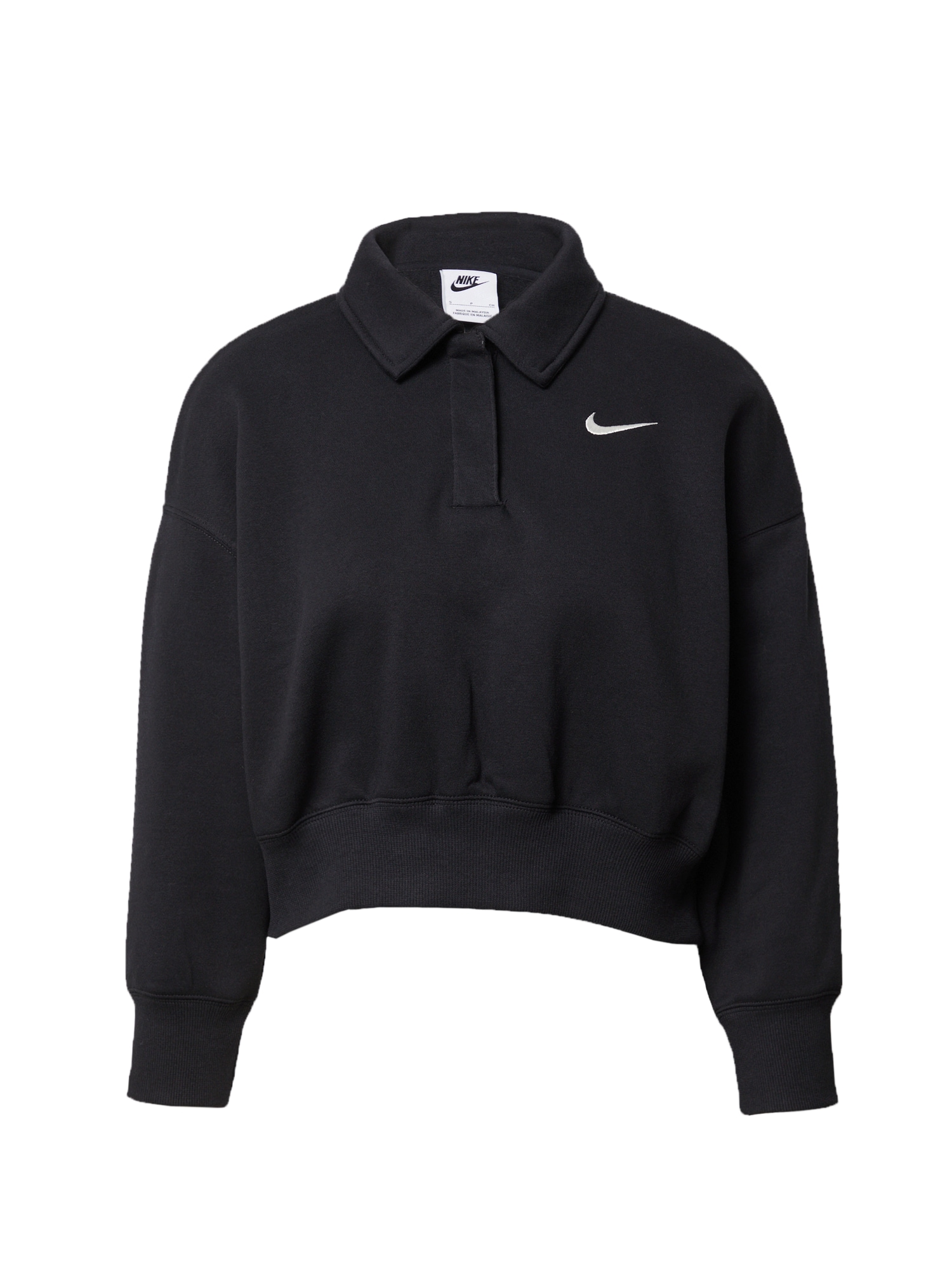 Nike Sportswear Majica  črna / bela