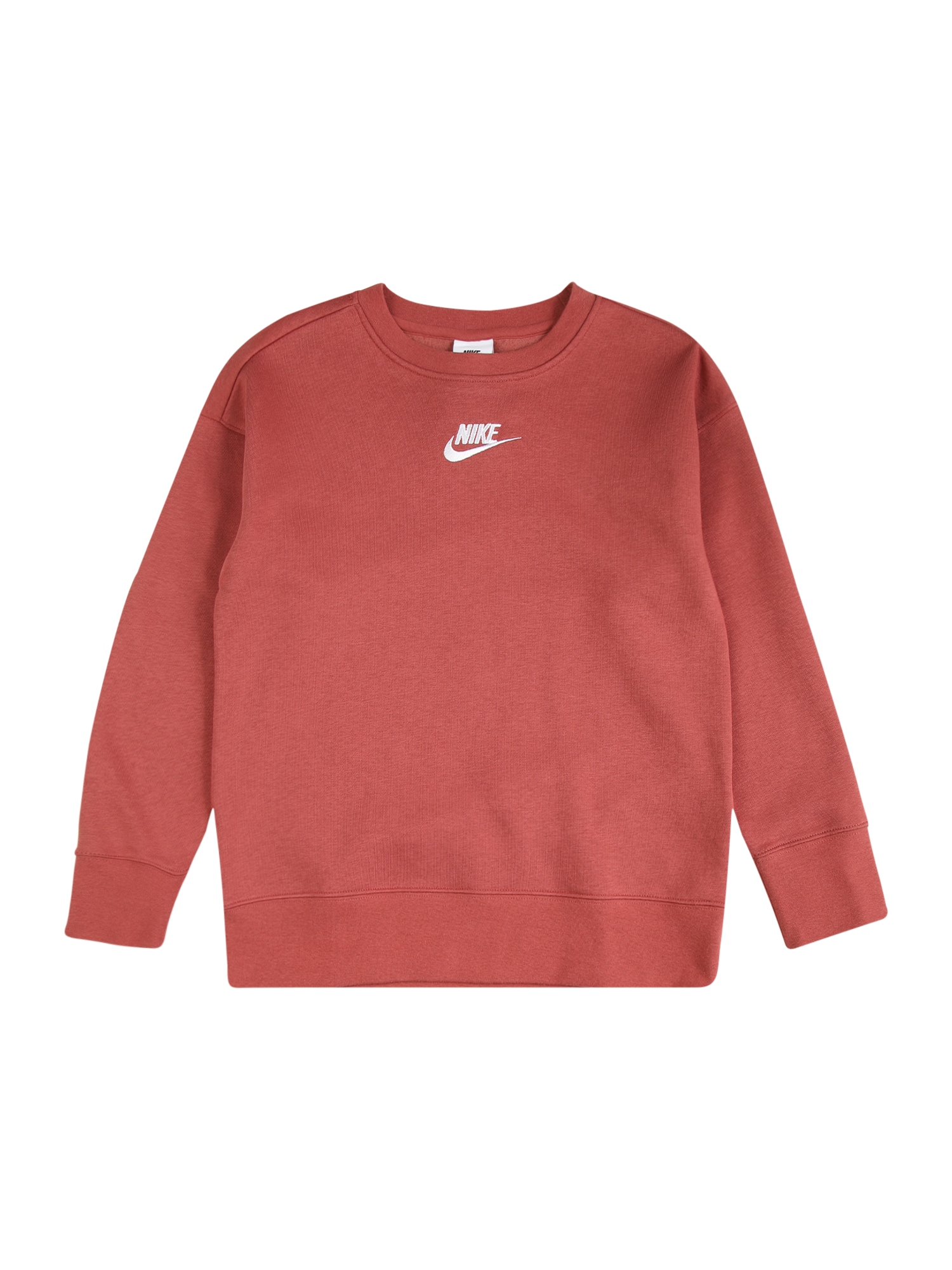 Nike Sportswear Majica  rjasto rjava / bela