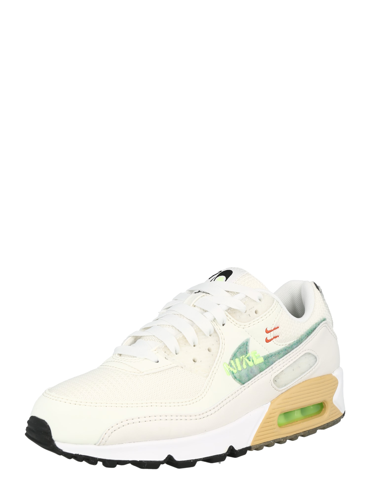 Nike Sportswear Nizke superge 'AIR MAX 90 SE'  zelena / limeta / črna / bela