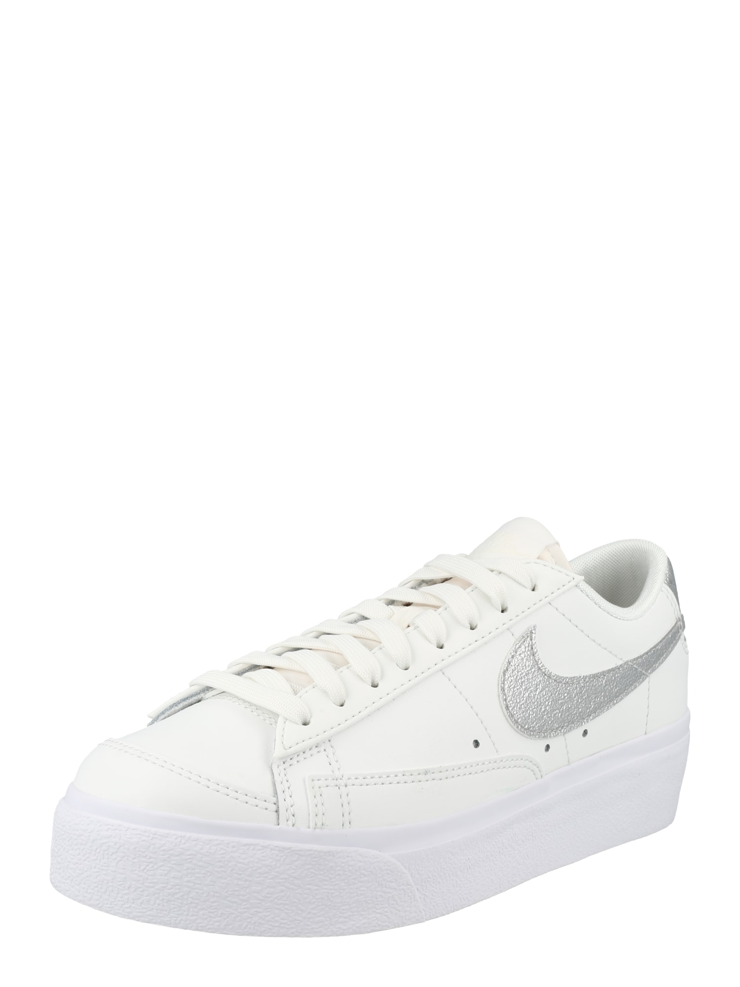 Nike Sportswear Nizke superge 'Blazer'  siva / bela