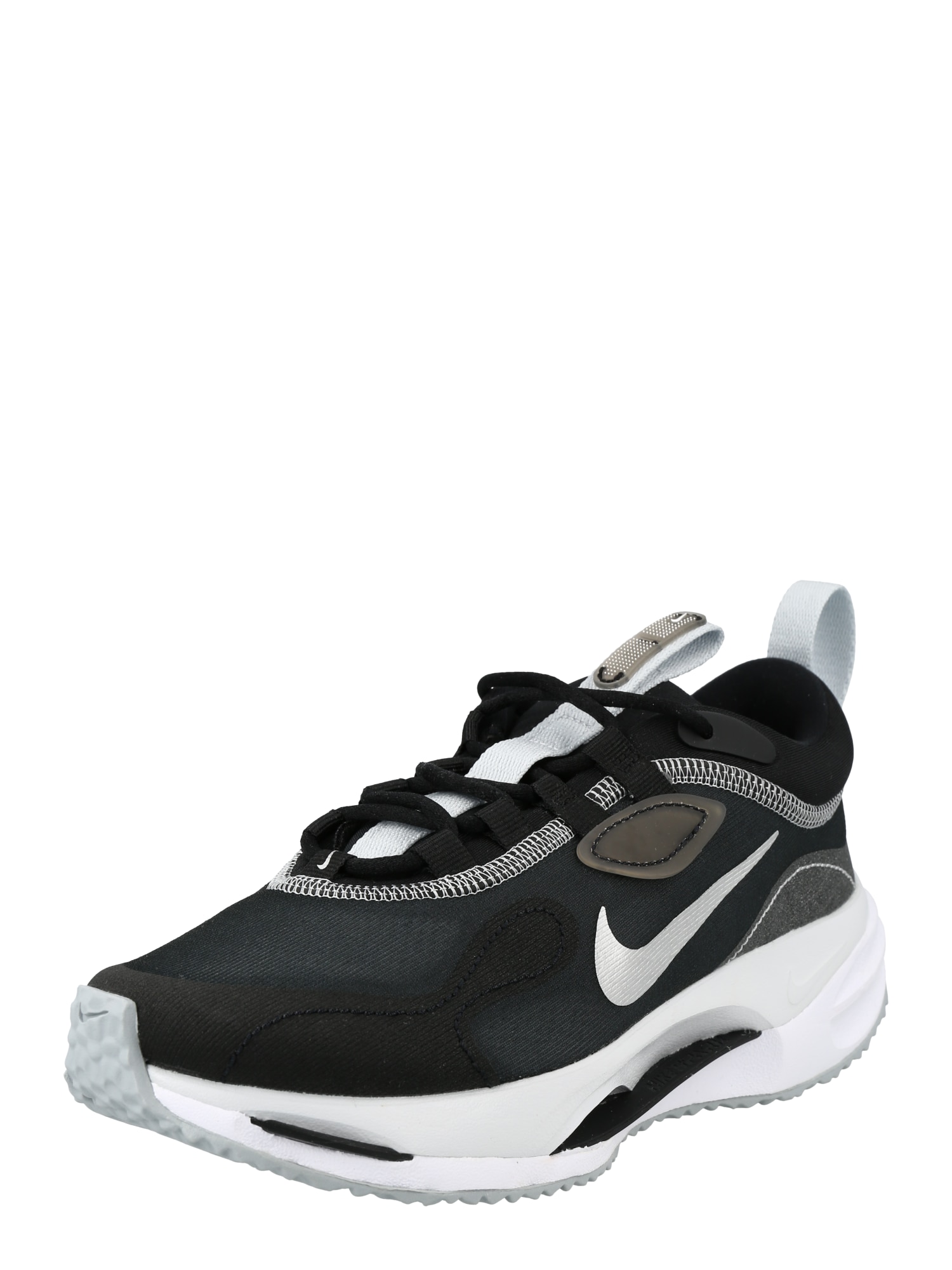 Nike Sportswear Nizke superge 'SPARK'  črna / srebrna / bela