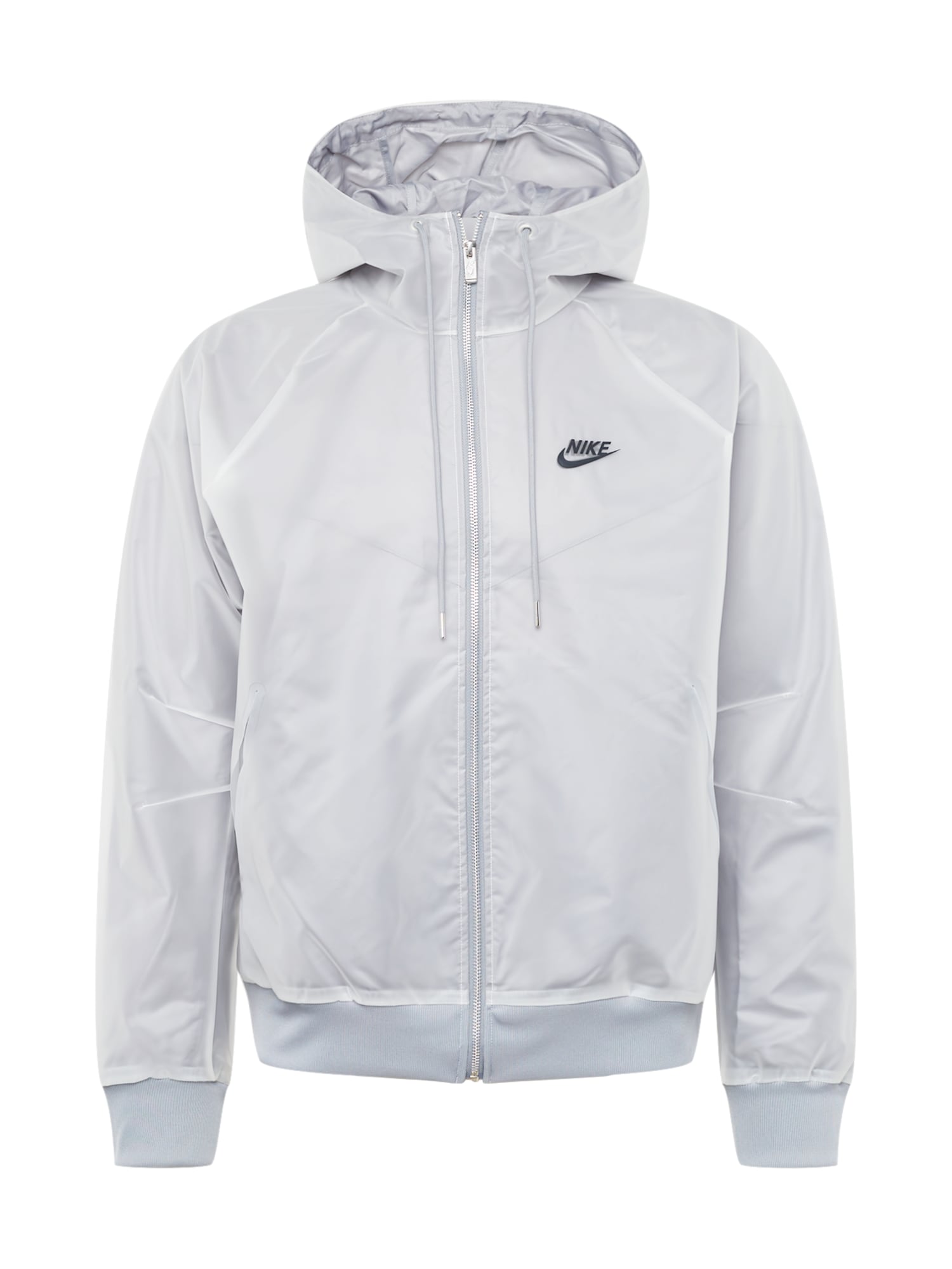 Nike Sportswear Prehodna jakna 'CIRCA'  siva / črna / bela