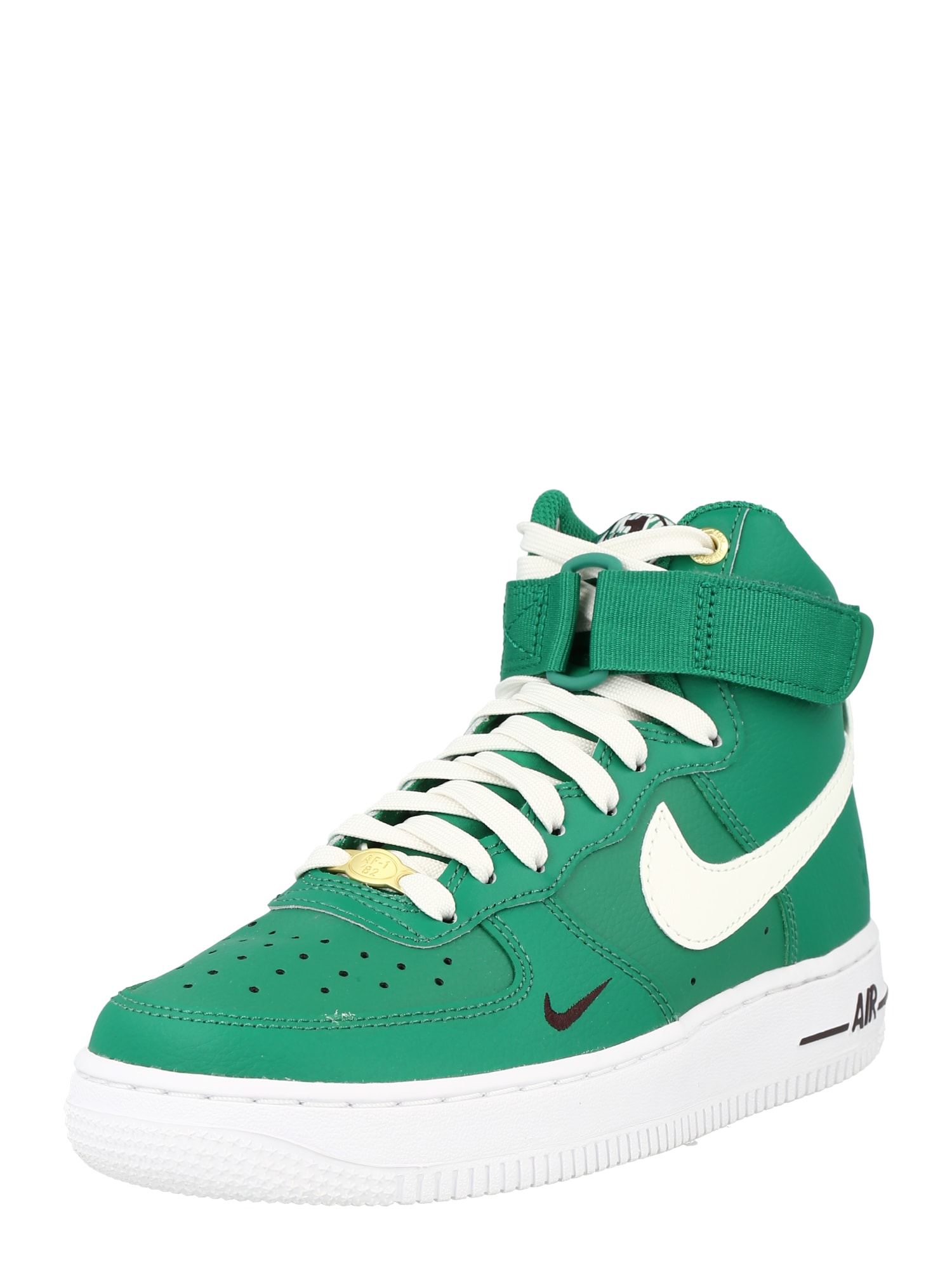 Nike Sportswear Visoke superge 'Air Force 1'  zelena / črna / bela