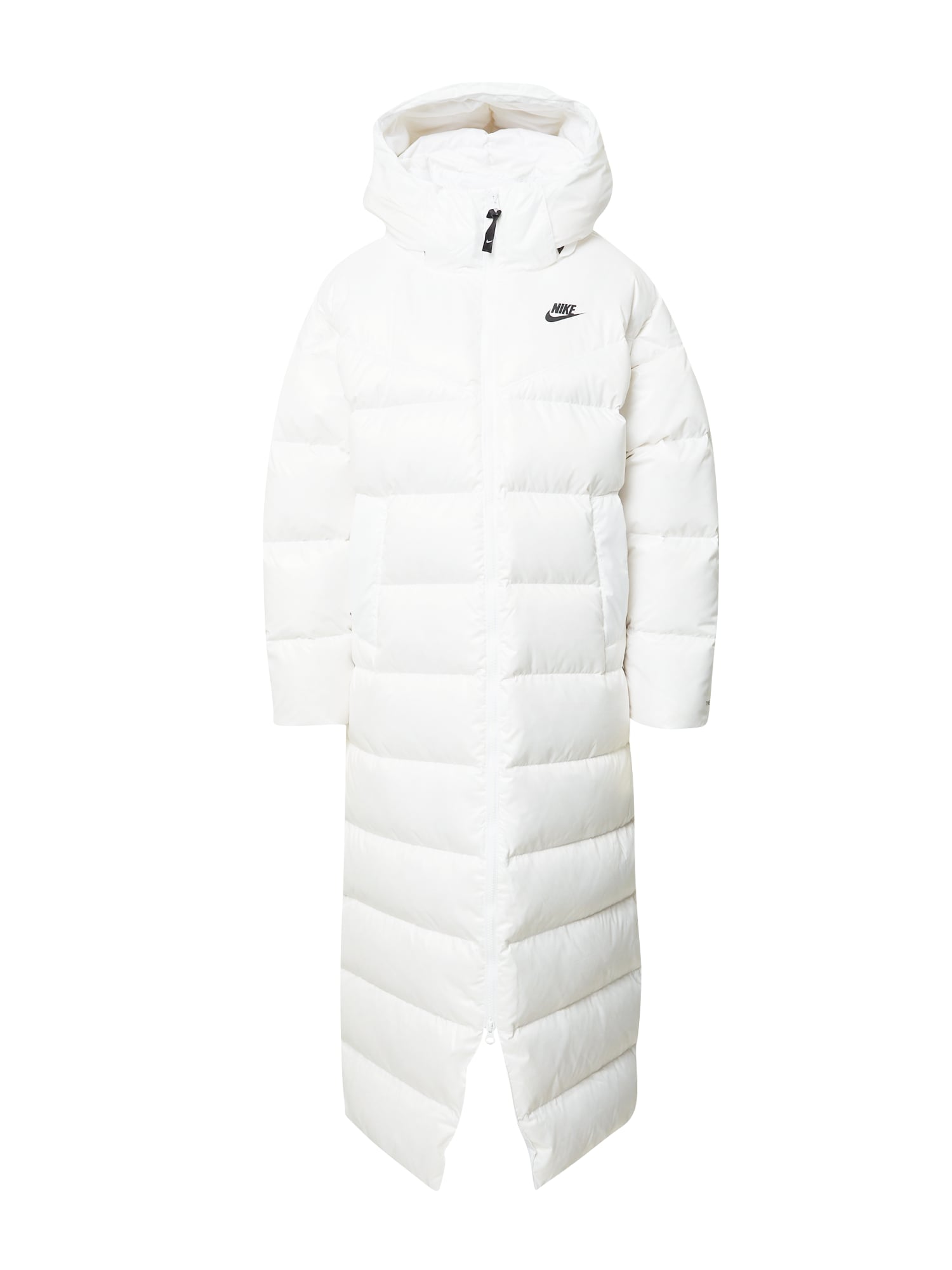 Nike Sportswear Zimski plašč  črna / bela