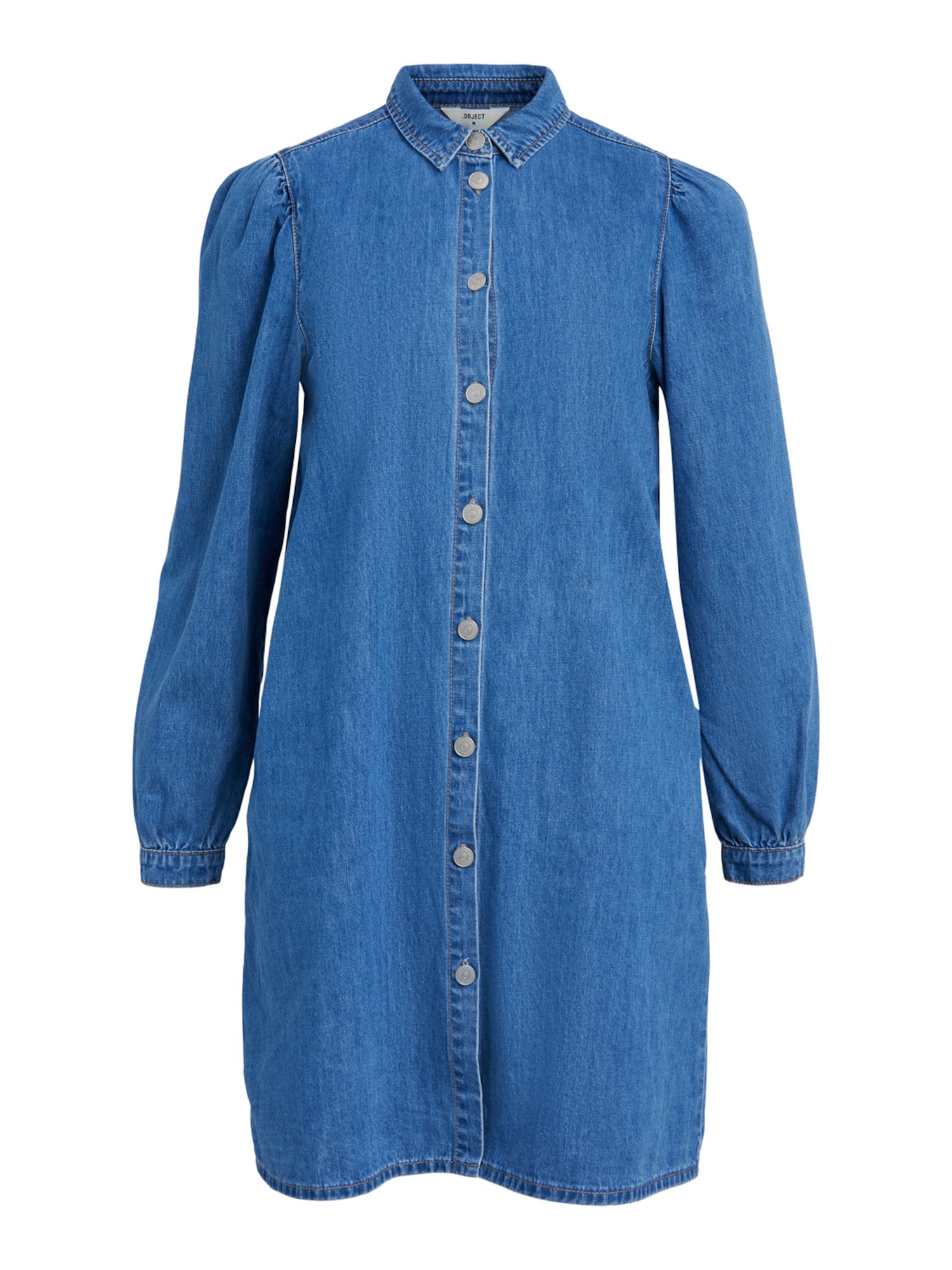 OBJECT Dolga srajca 'ZANDIE'  moder denim