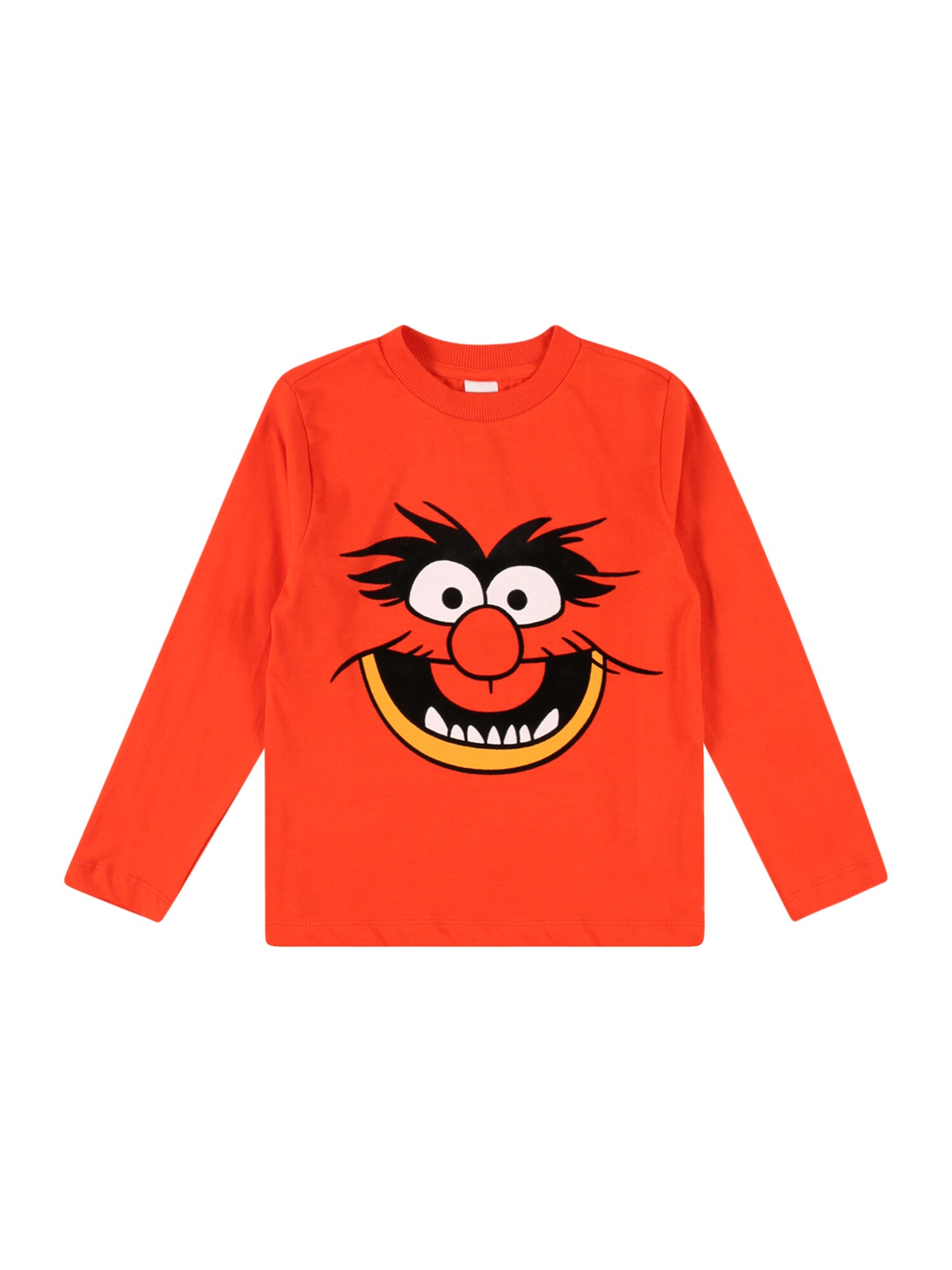 OVS Majica 'MUPPETS'  rumena / temno oranžna / črna / bela
