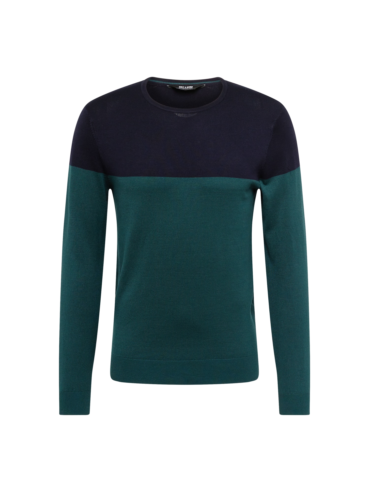 Only & Sons Pulover 'WYLER'  mornarska / temno zelena