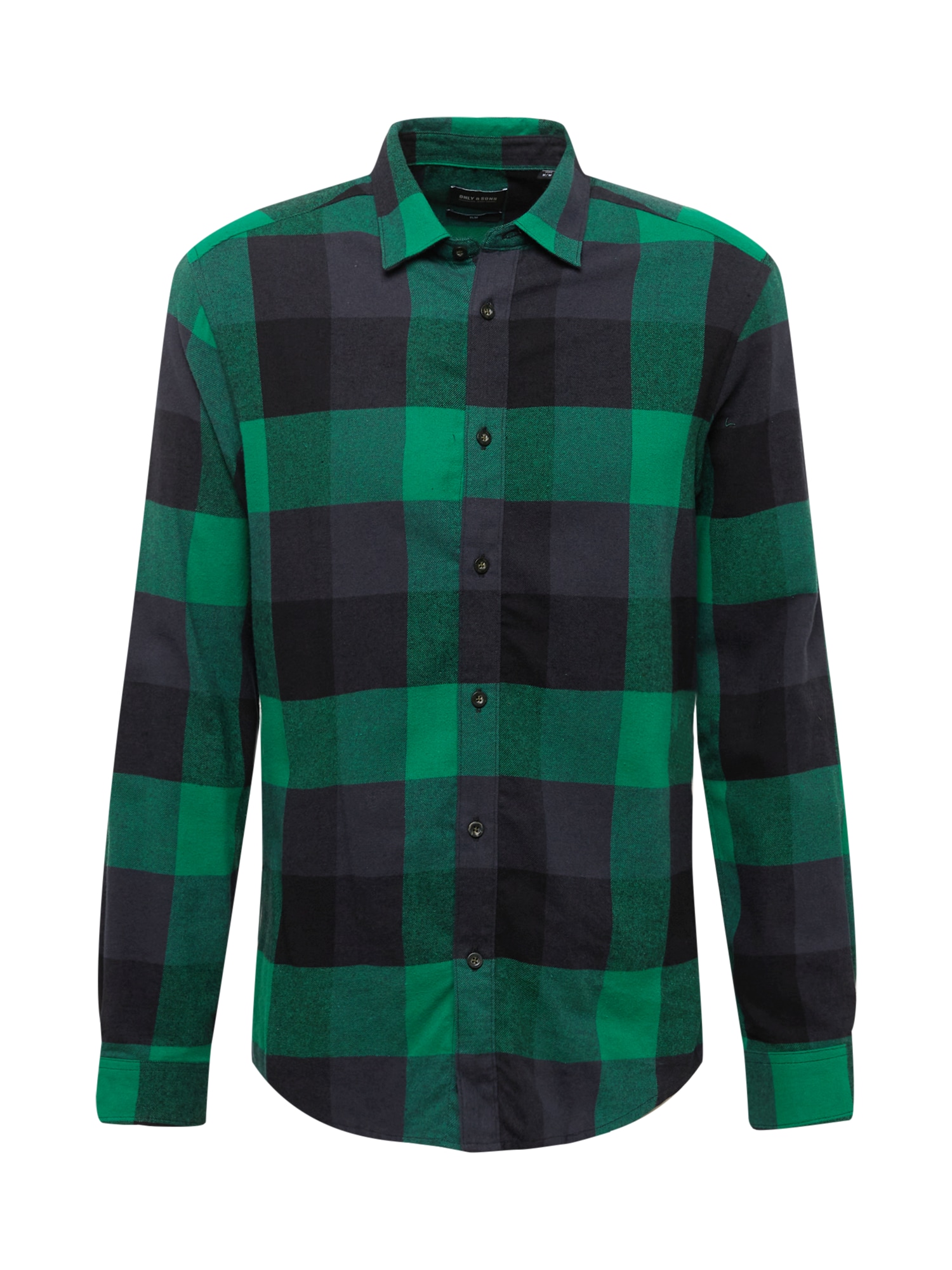 Only & Sons Srajca 'GUDMUND'  zelena / črna