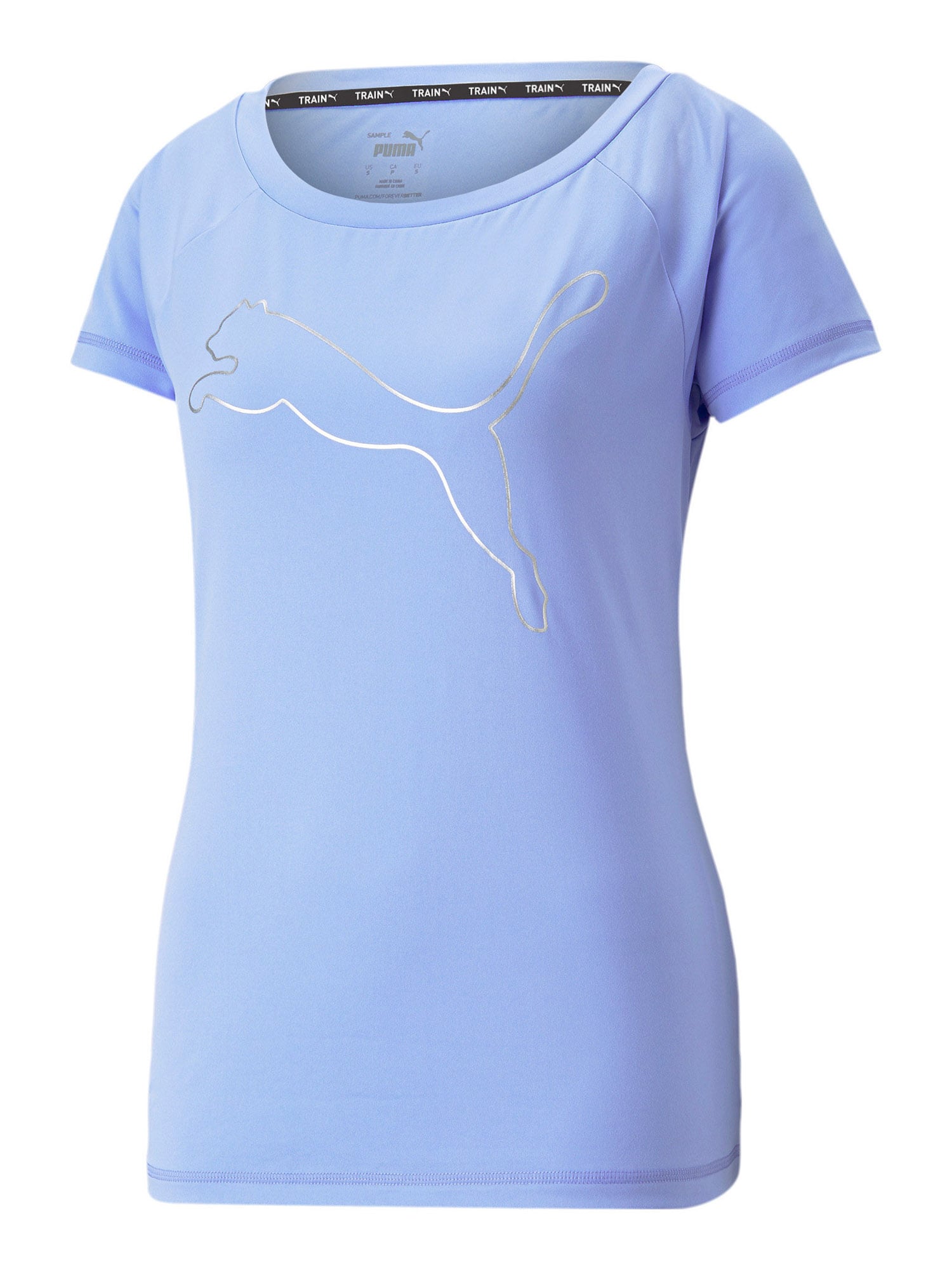 PUMA Funkcionalna majica  majnica / srebrna