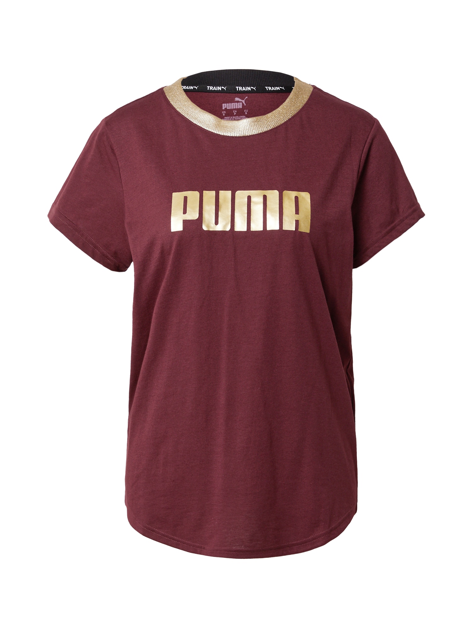 PUMA Funkcionalna majica  zlata / jajčevec
