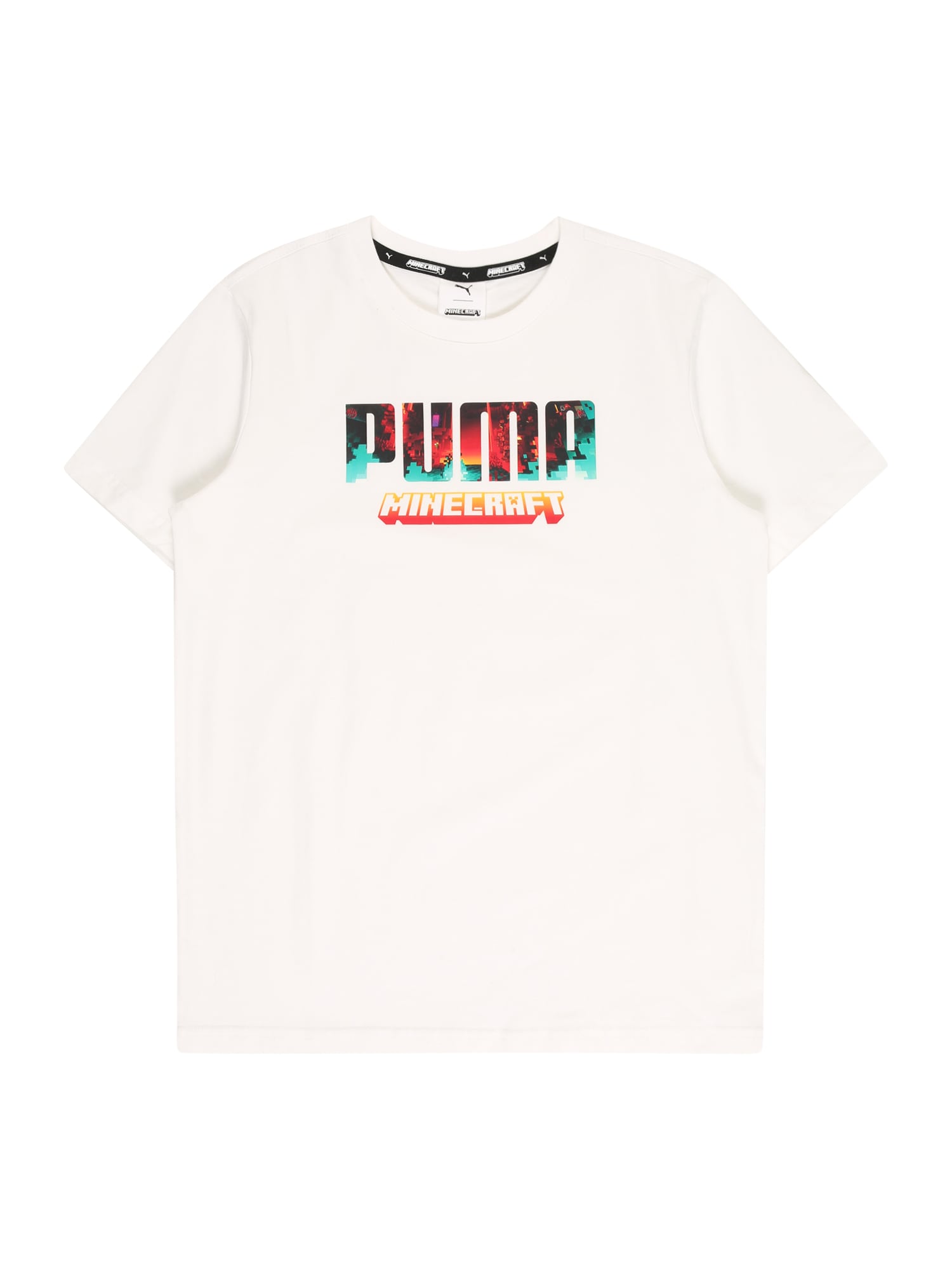 PUMA Majica  mešane barve / bela