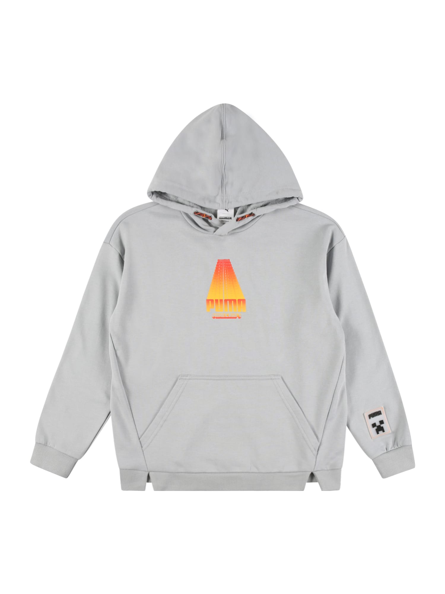 PUMA Majica  rumena / siva / oranžna