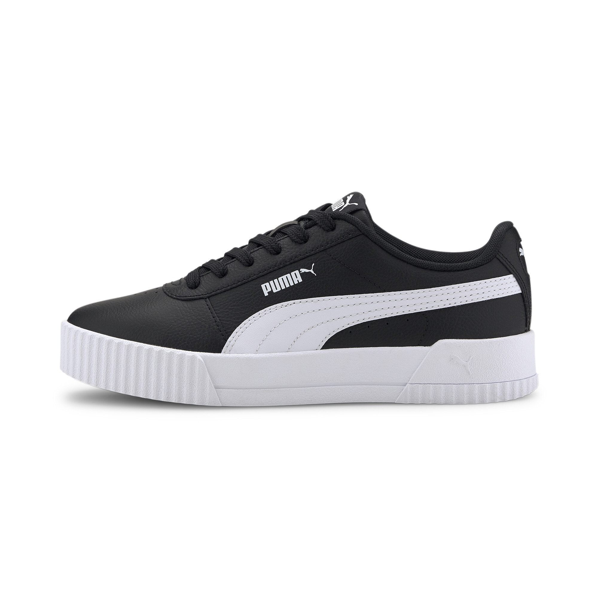 PUMA Nizke superge 'Carina'  črna / bela