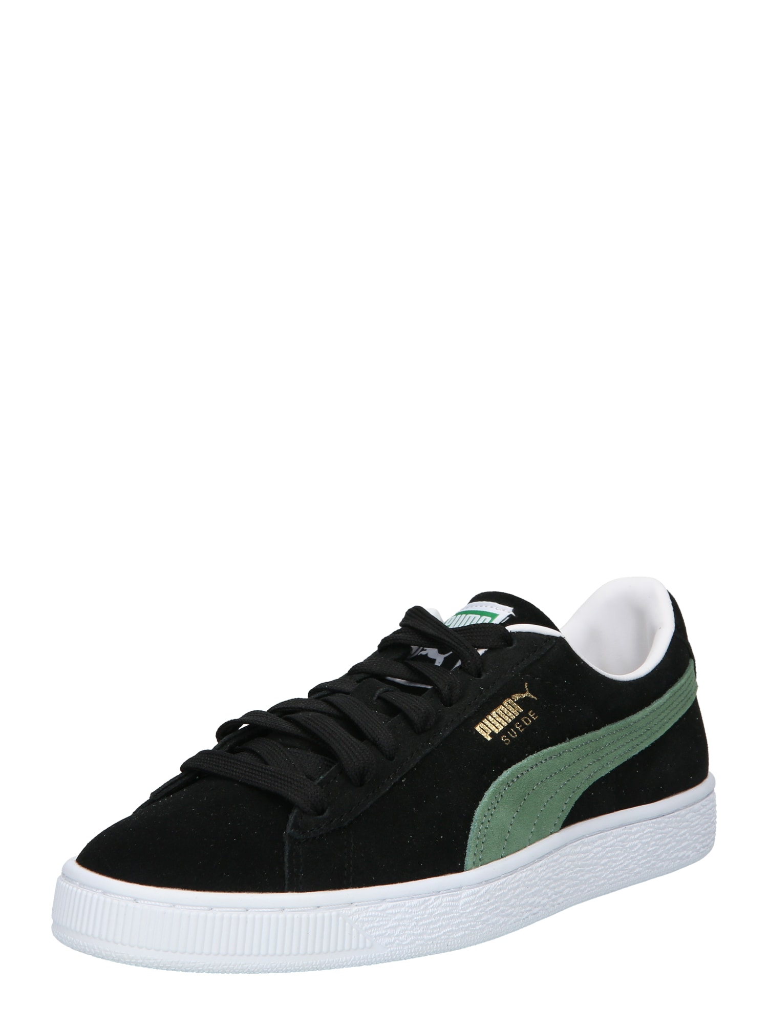 PUMA Nizke superge 'Suede Classic XXI'  zlata / zelena / črna