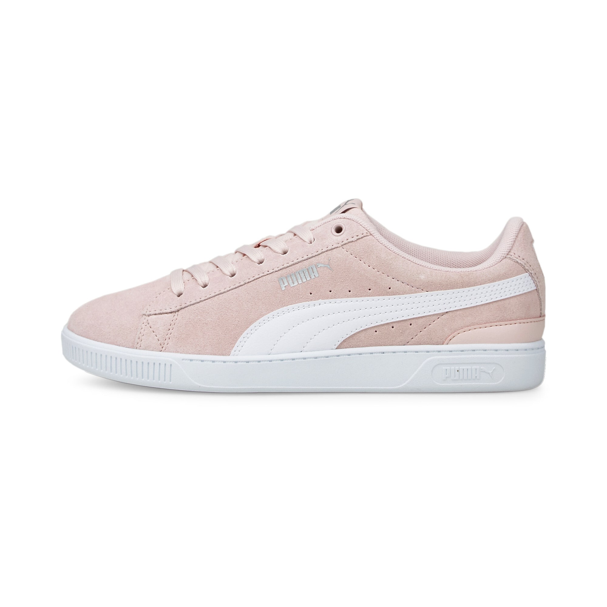 PUMA Nizke superge 'Vikky'  srebrno-siva / pastelno roza / bela