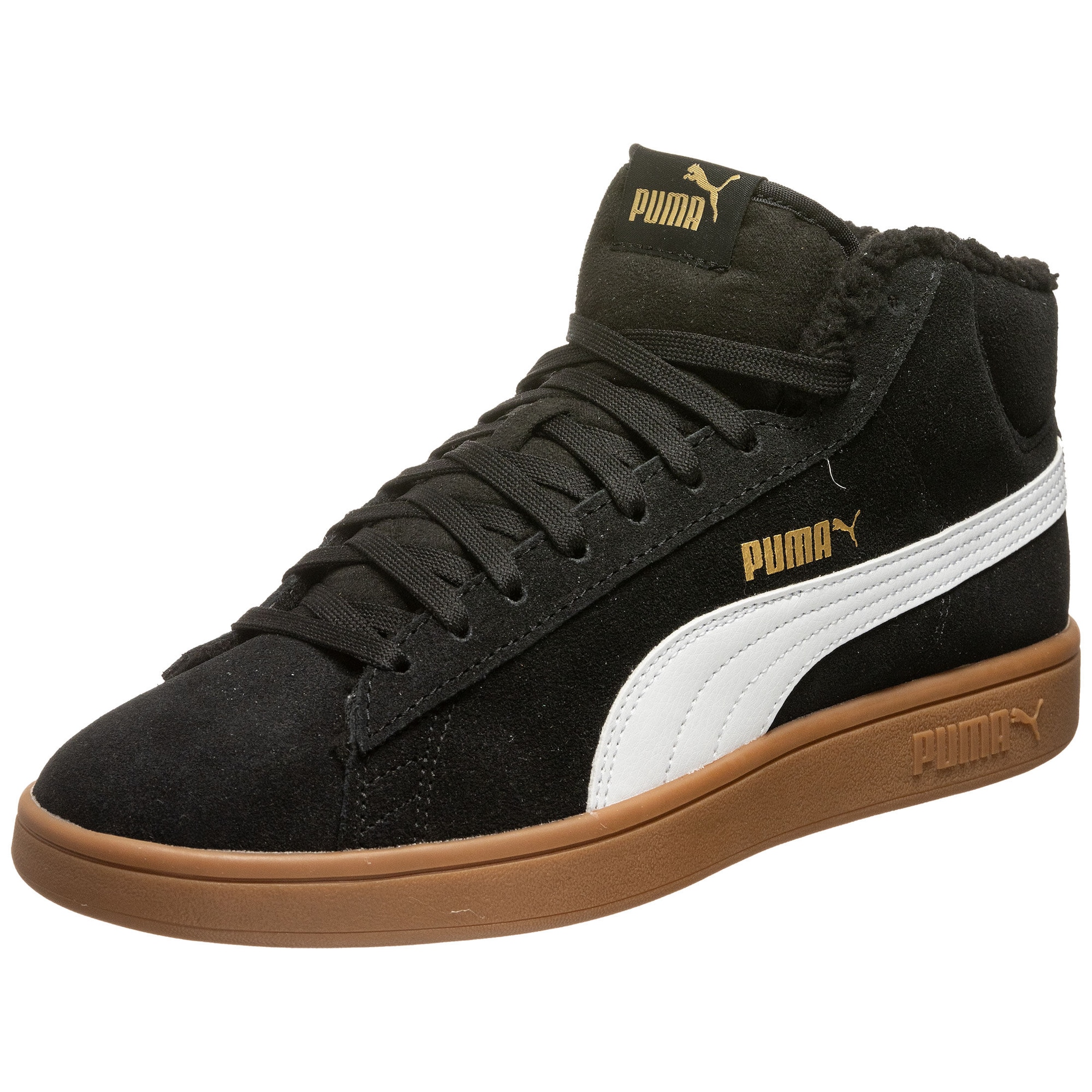 PUMA Visoke superge 'Smash v2'  črna / bela