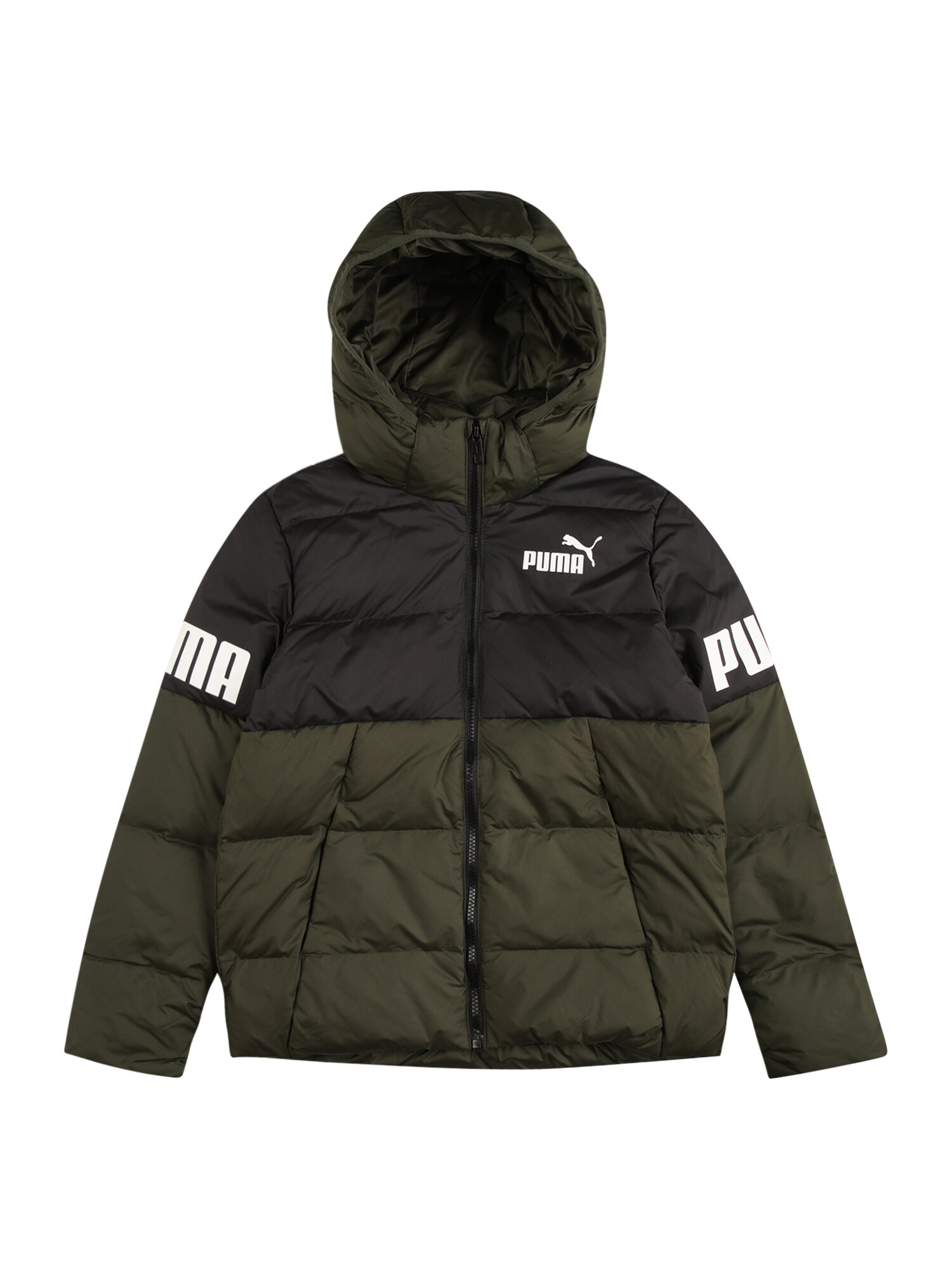 PUMA Zimska jakna 'Power'  nočno modra / temno zelena / bela