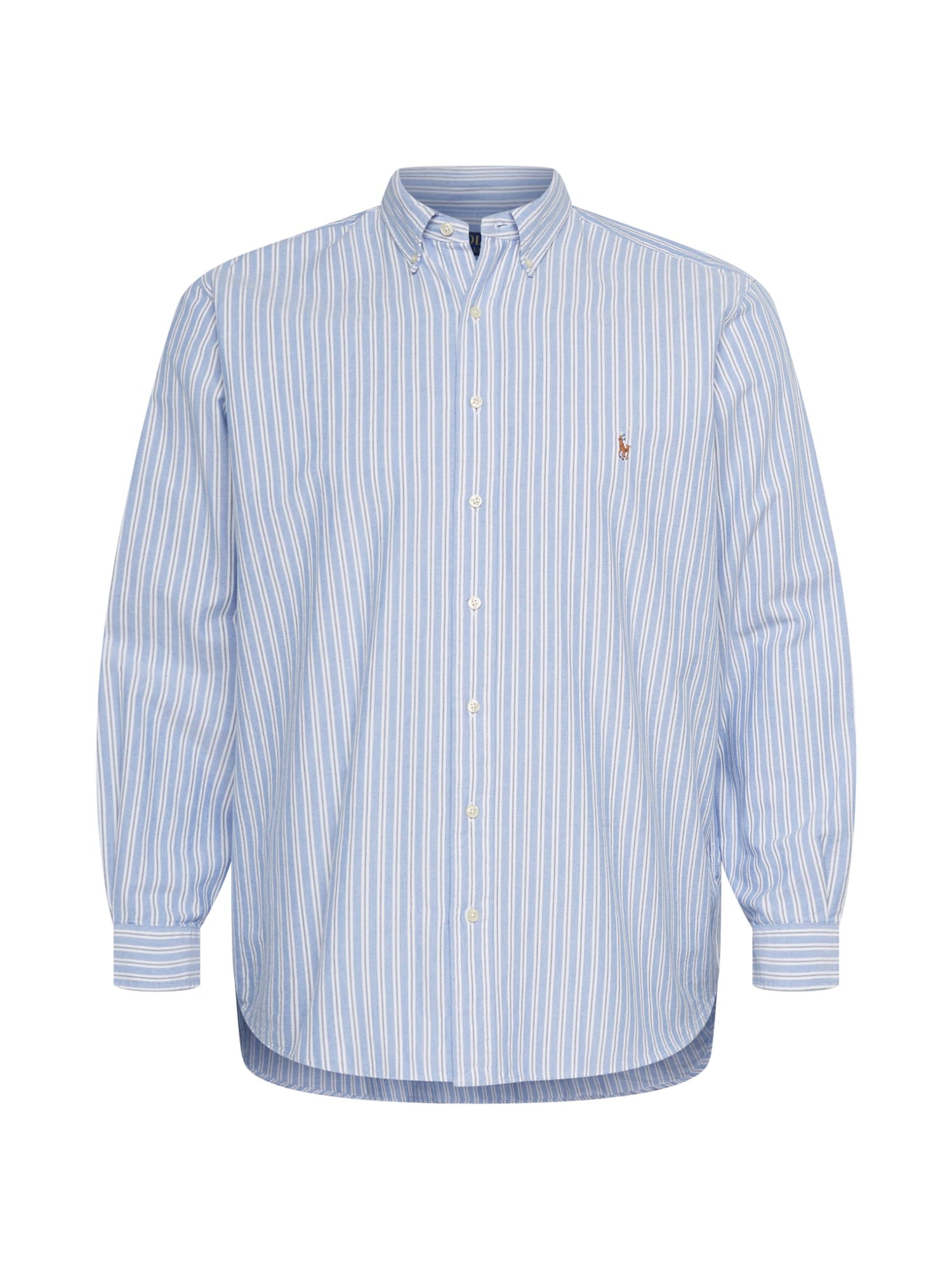 Polo Ralph Lauren Big & Tall Srajca  svetlo modra / rjava / bela