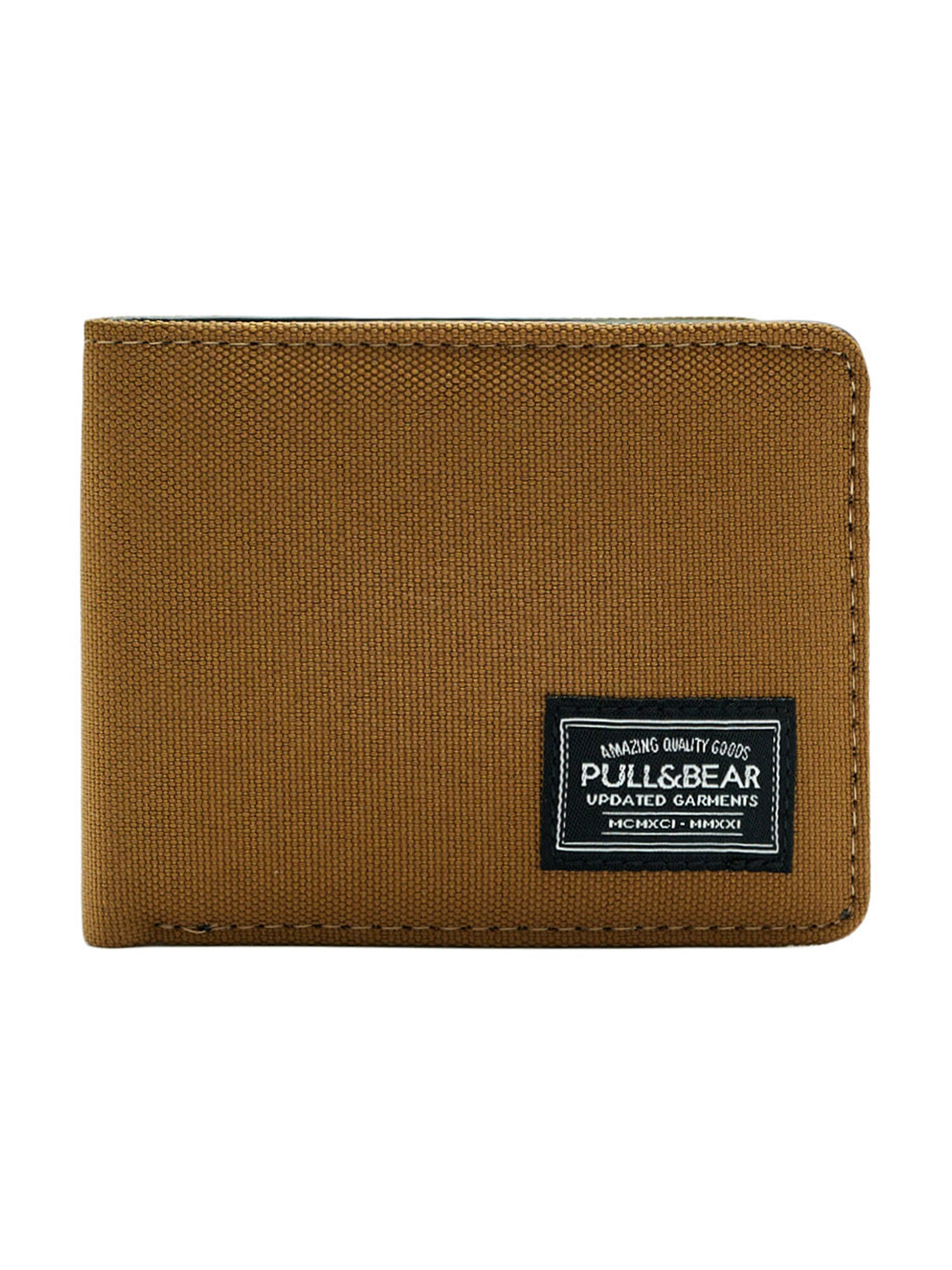 Pull&Bear Denarnica  rjava / črna / bela