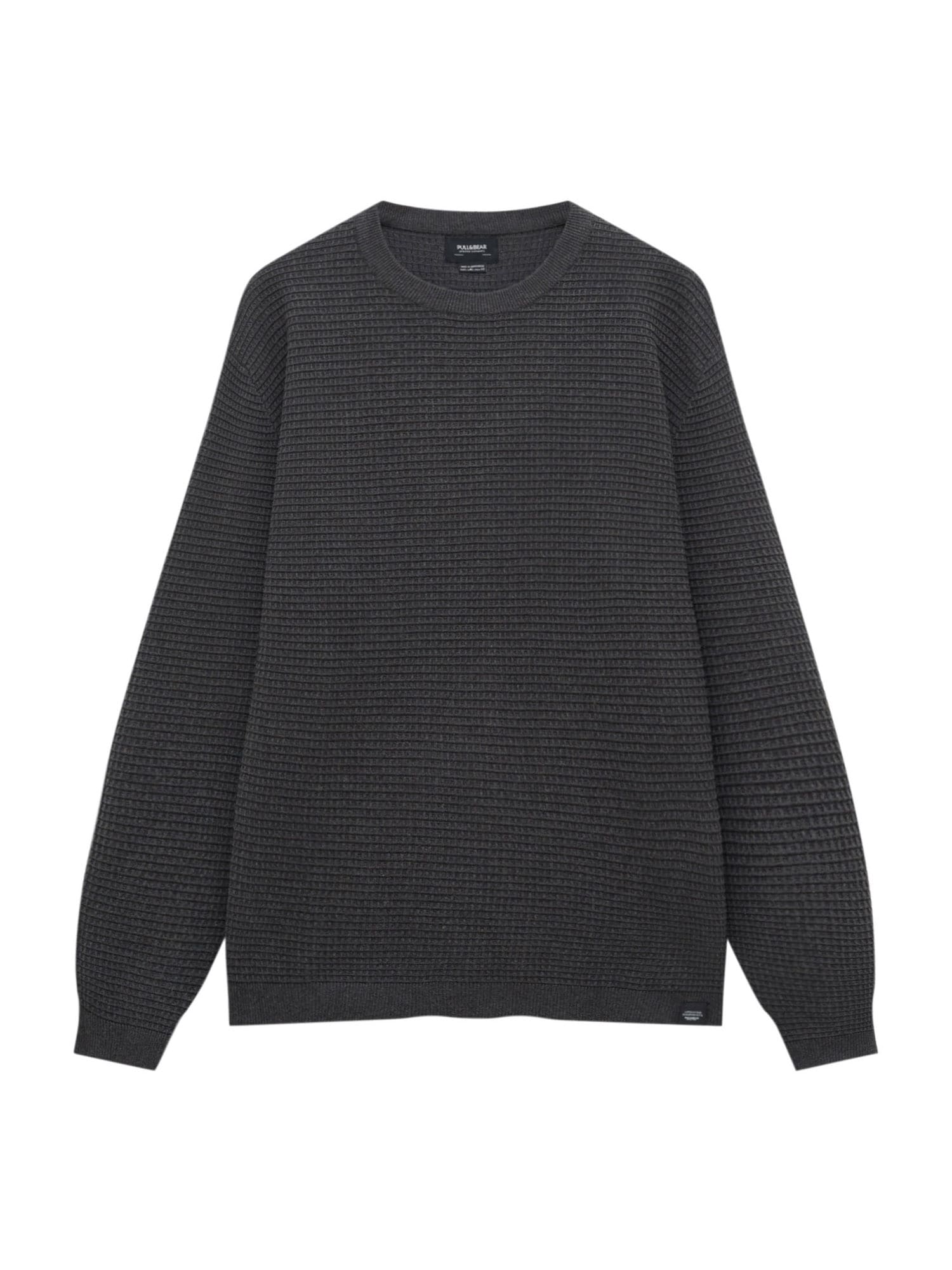 Pull&Bear Pulover  temno siva
