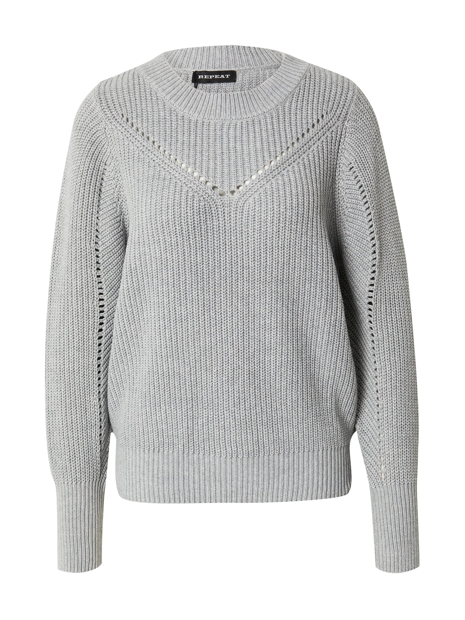 REPEAT Cashmere Pulover  siva