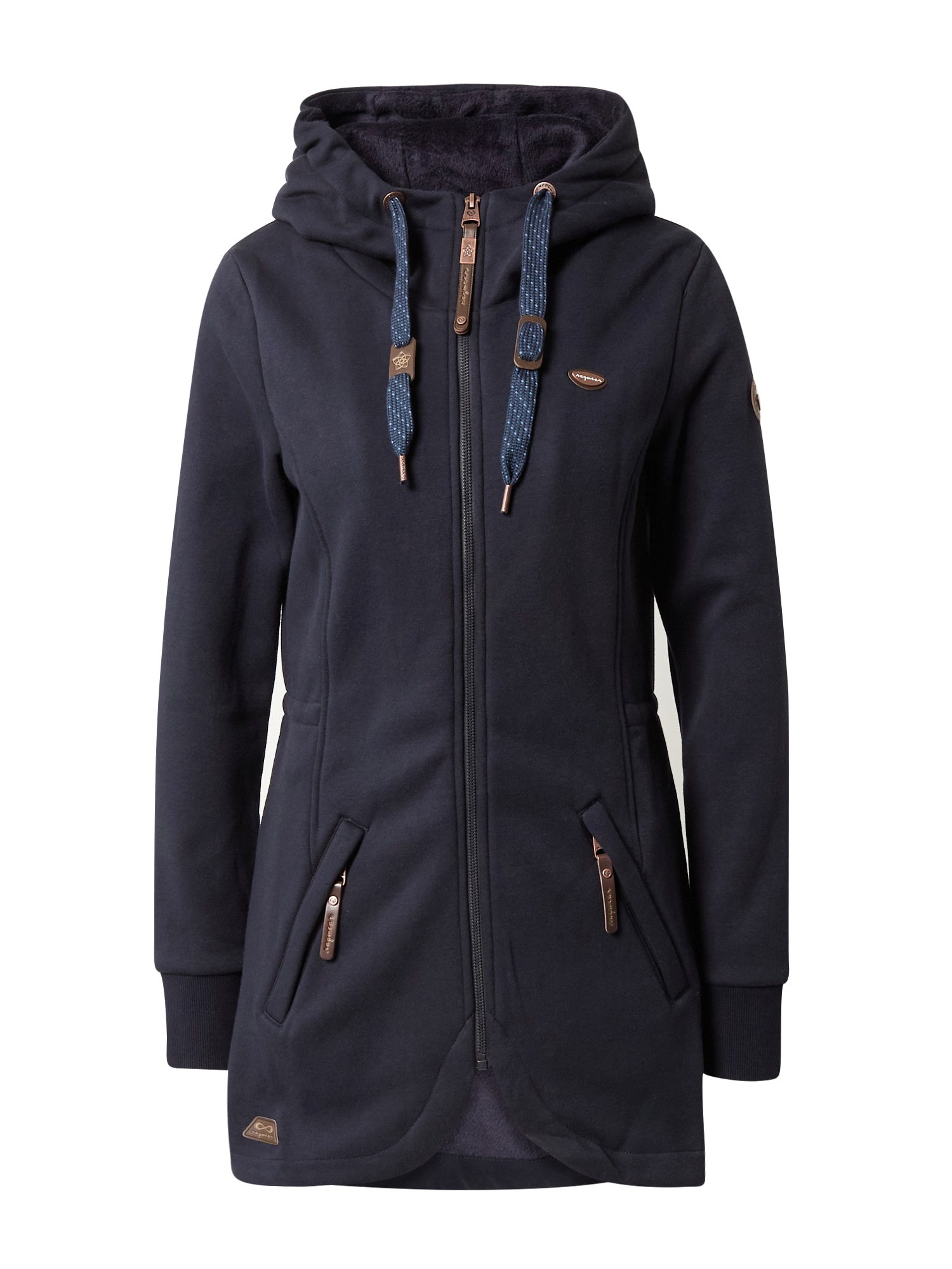 Ragwear Jopa na zadrgo 'BRYSTOL'  mornarska / rjava