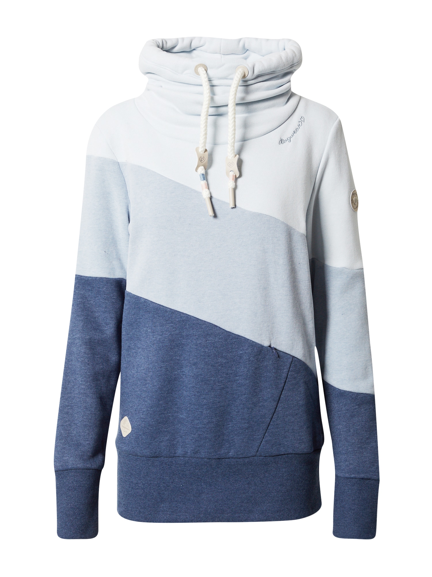 Ragwear Majica 'RUMIKA'  pastelno modra / svetlo modra / temno modra